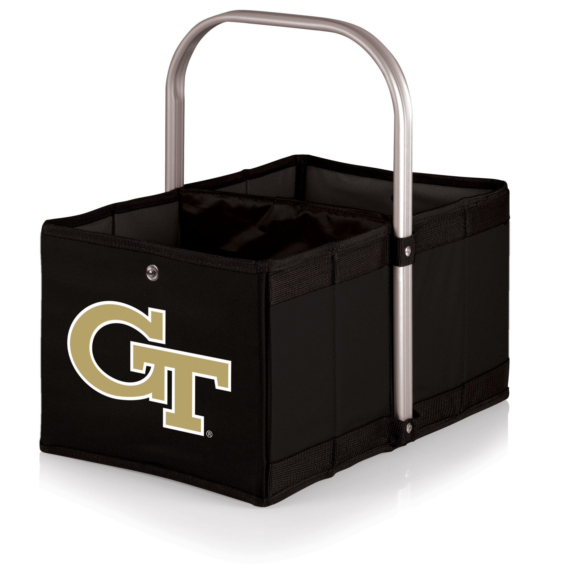 Georgia Tech Yellow Jackets - Urban Basket Collapsible Tote, (Black)