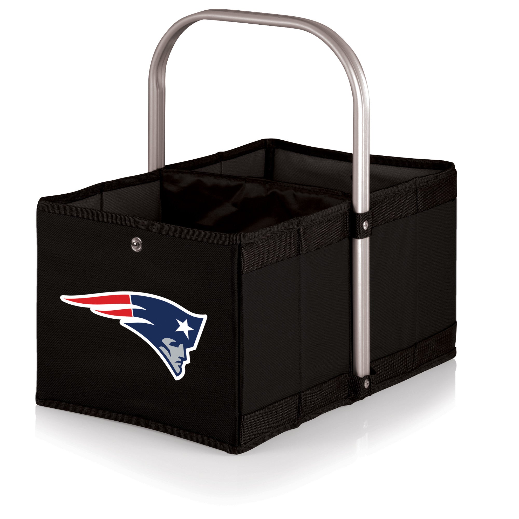 New England Patriots - Urban Basket Collapsible Tote, (Black)