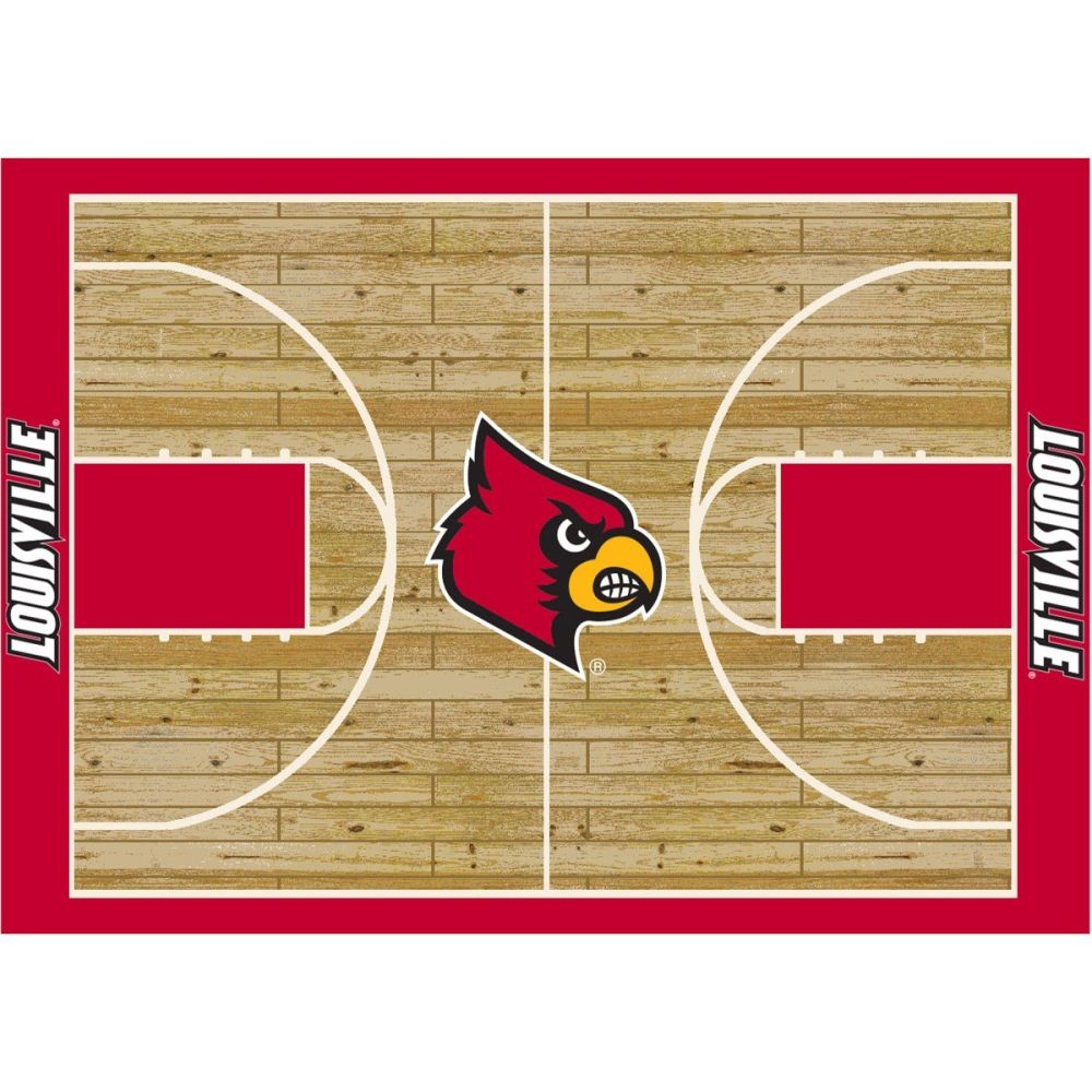 University Of Louisville 6x8 Courtside Rug