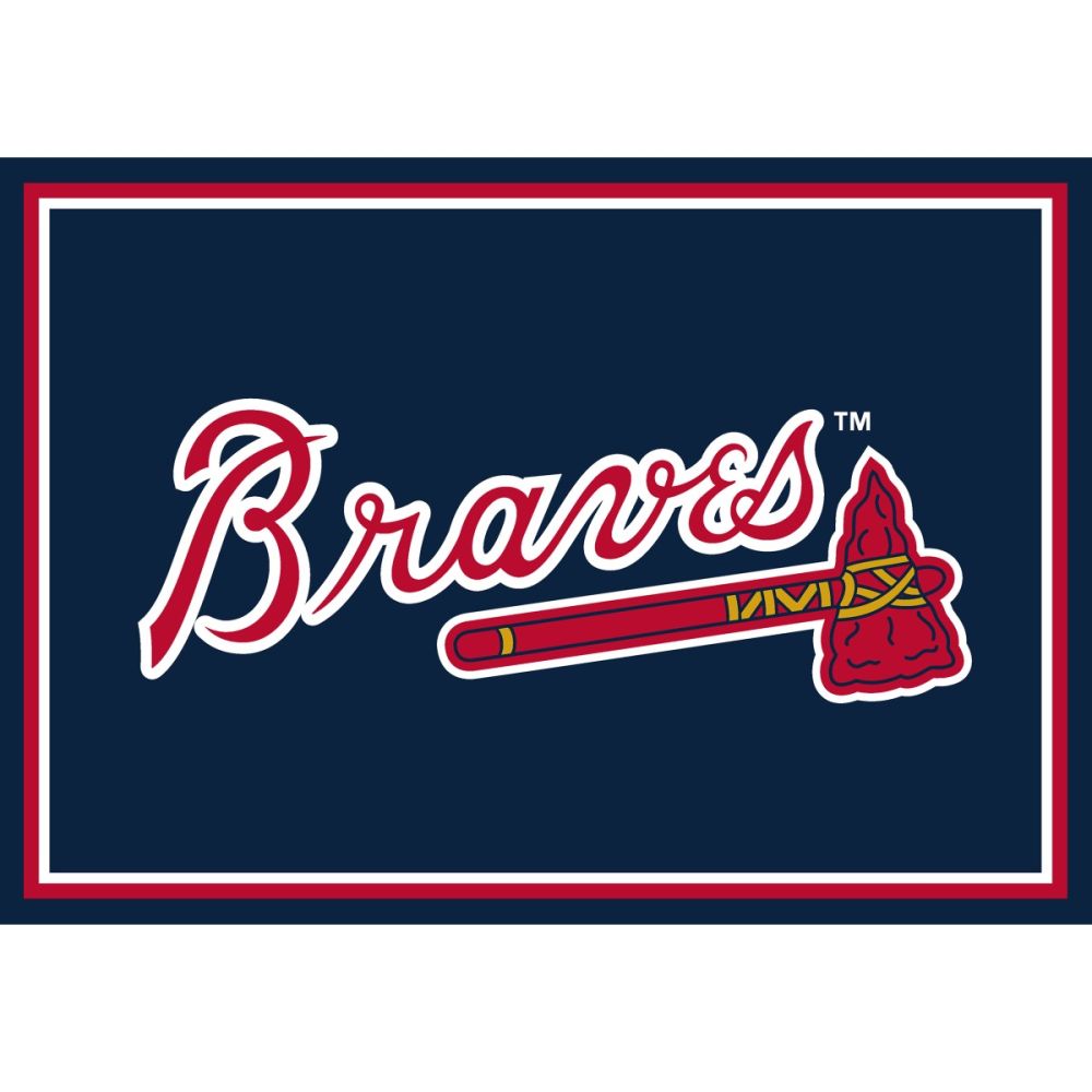 Atlanta Braves 3x4 Area Rug