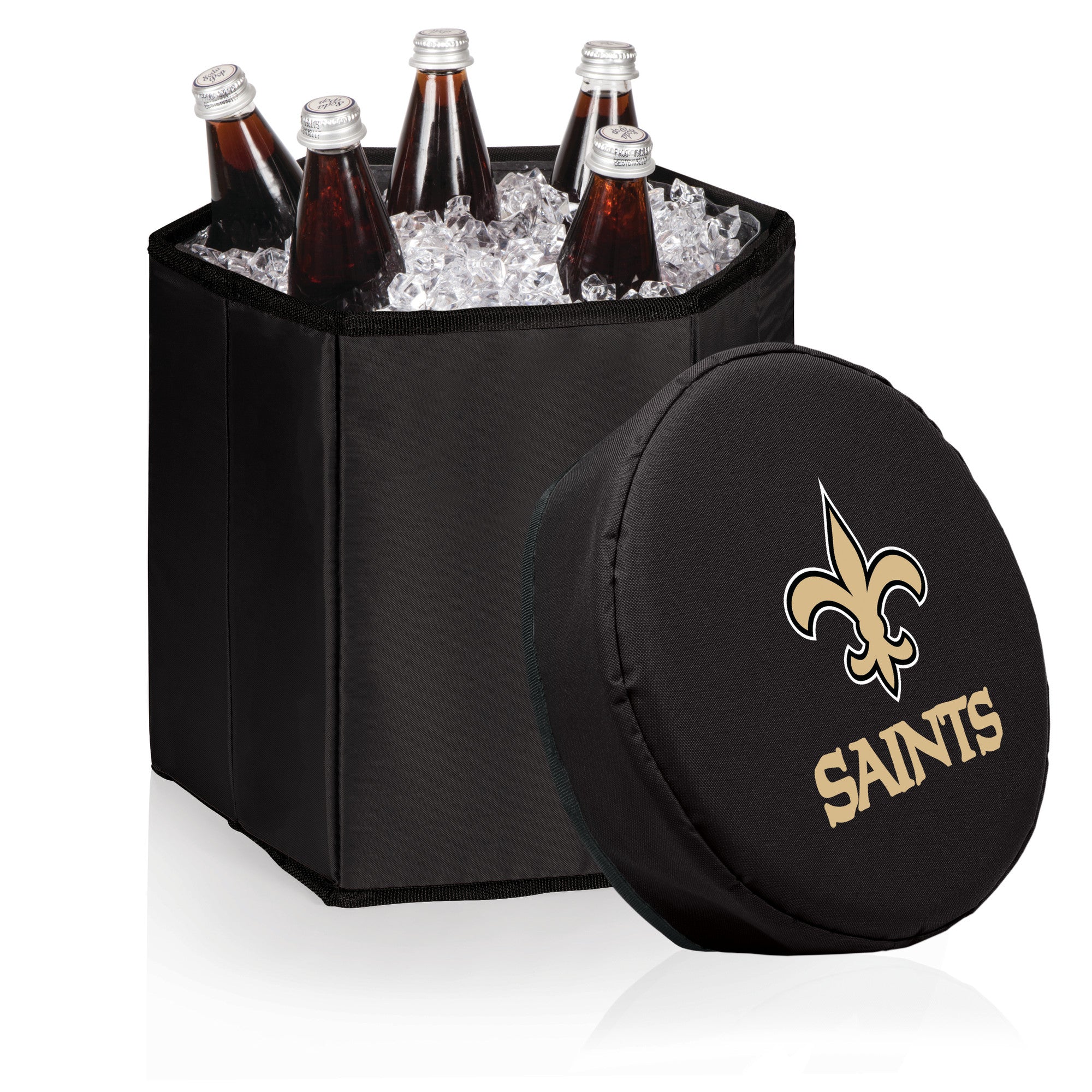 New Orleans Saints - Bongo Portable Cooler & Seat, (Black)