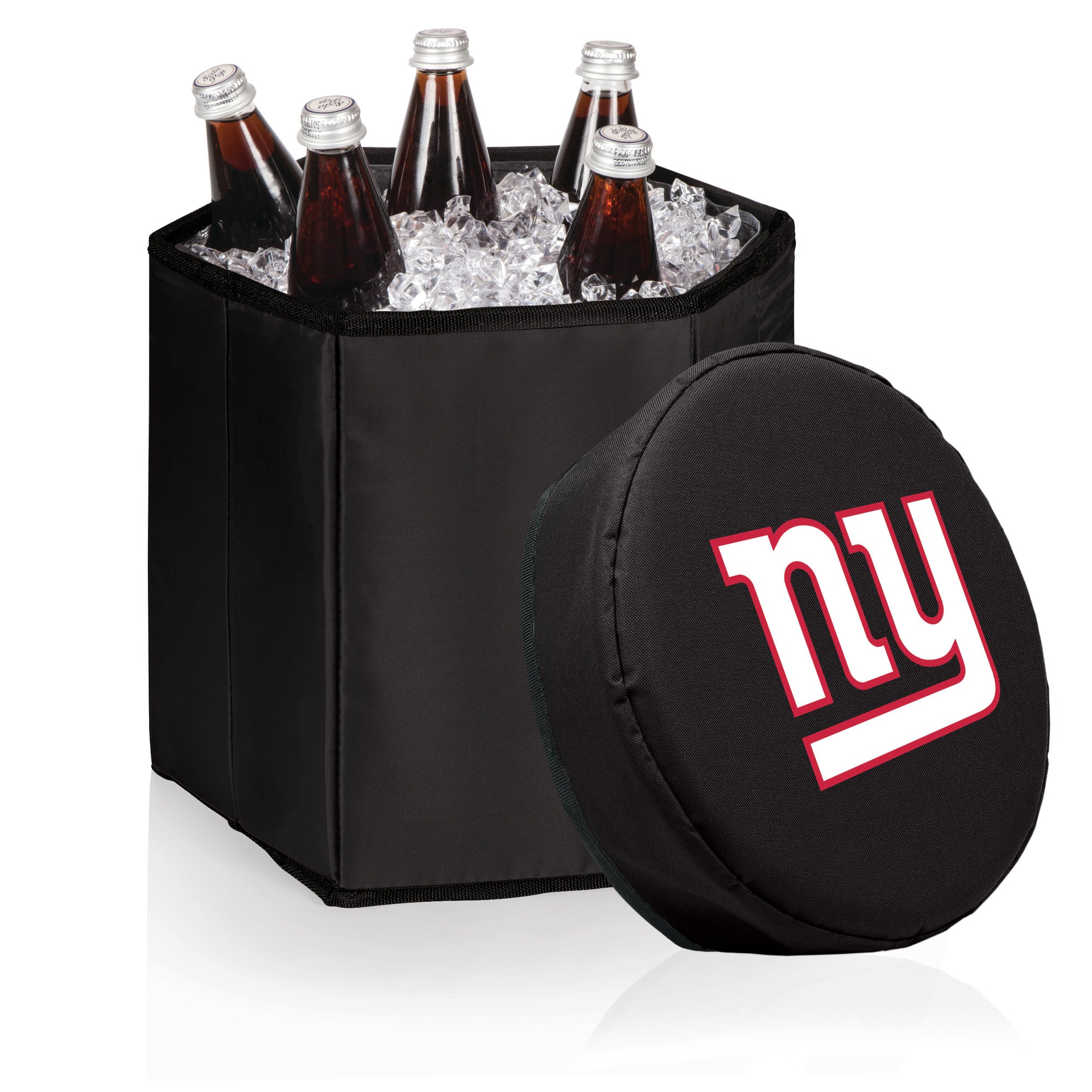 New York Giants - Bongo Portable Cooler & Seat, (Black)
