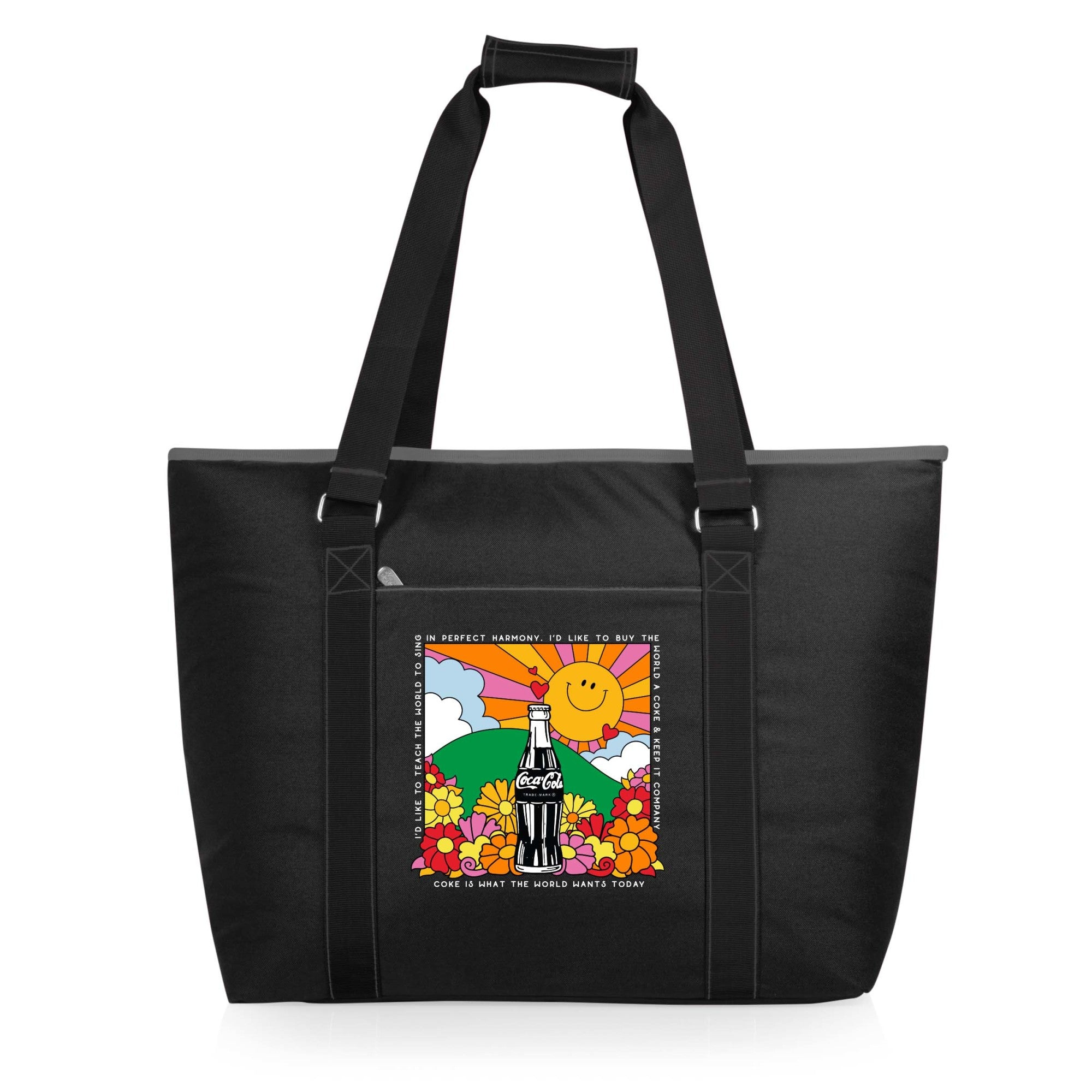 UNITY - TAHOE XL COOLER TOTE BAG, (BLACK) Design 5