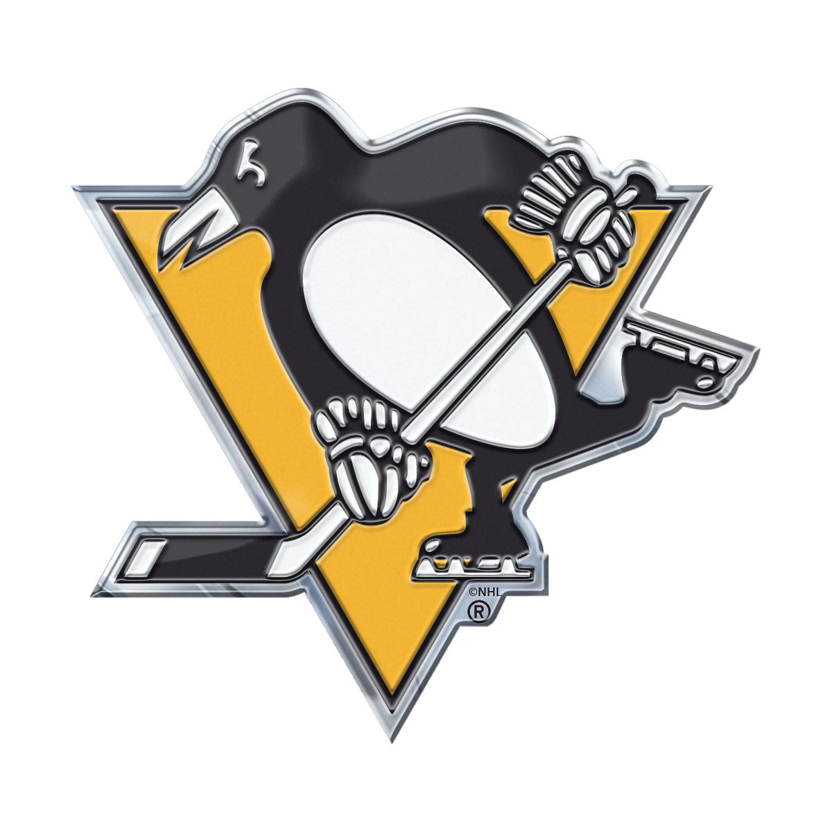 NHL - Pittsburgh Penguins Embossed Color Emblem
