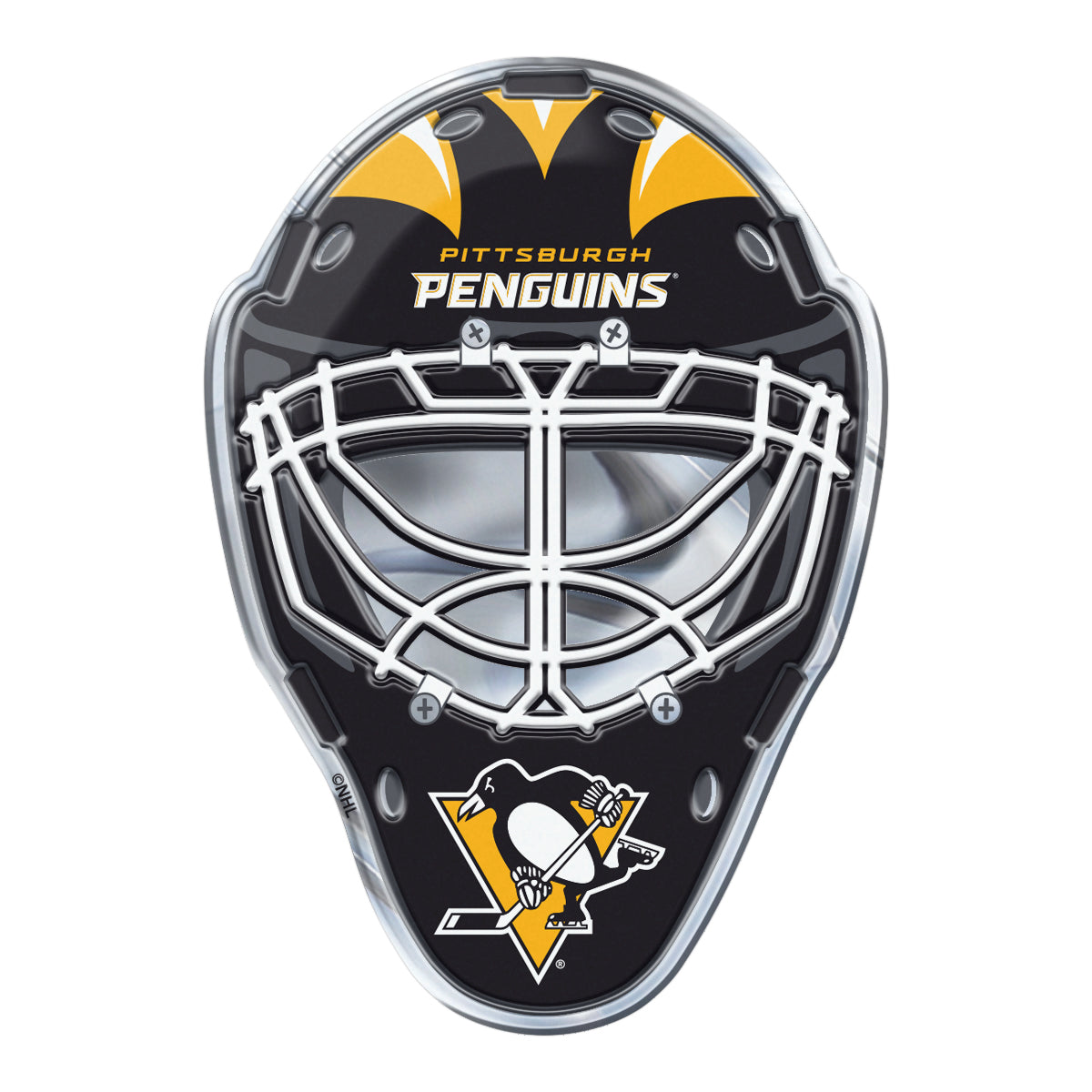 NHL - Pittsburgh Penguins Embossed Helmet Emblem