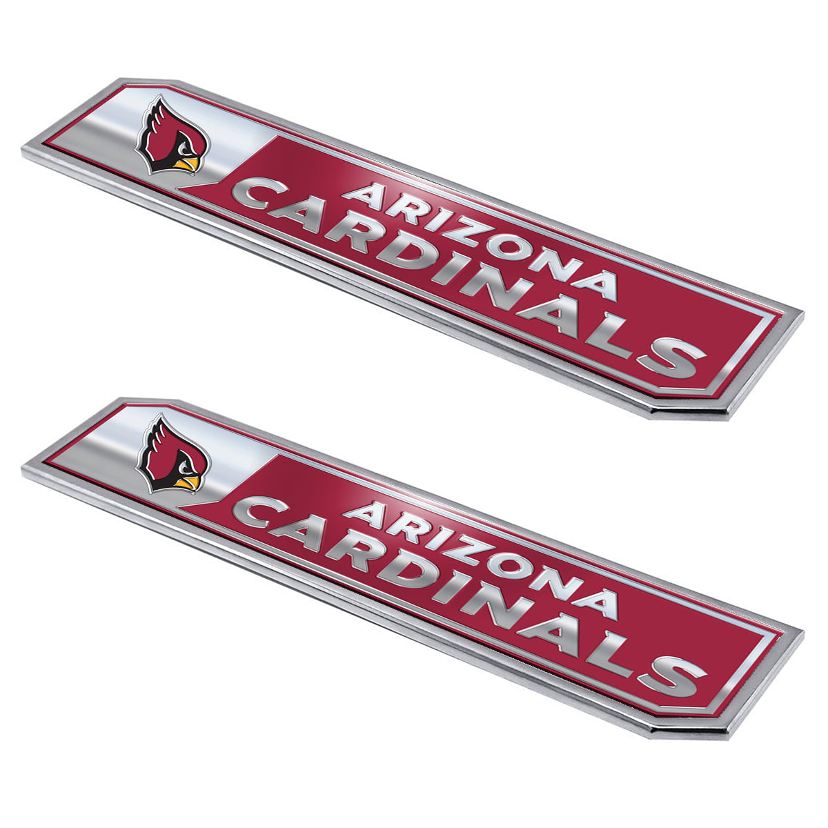 NFL - Arizona Cardinals Embossed Truck Emblem 2-pk