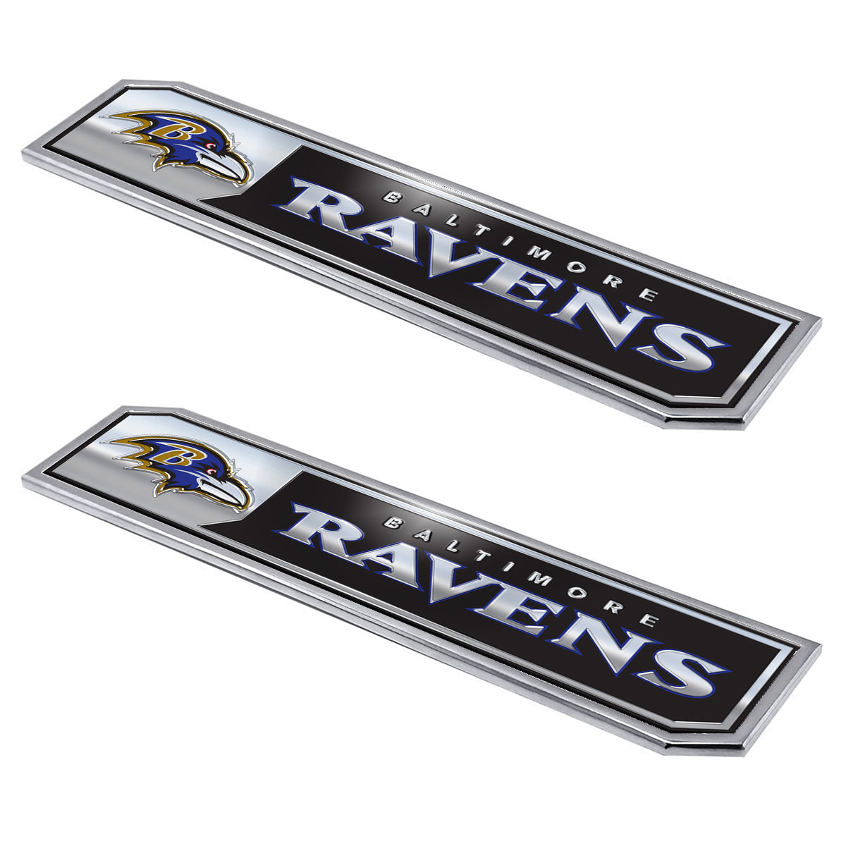 NFL - Baltimore Ravens Embossed Truck Emblem 2-pk