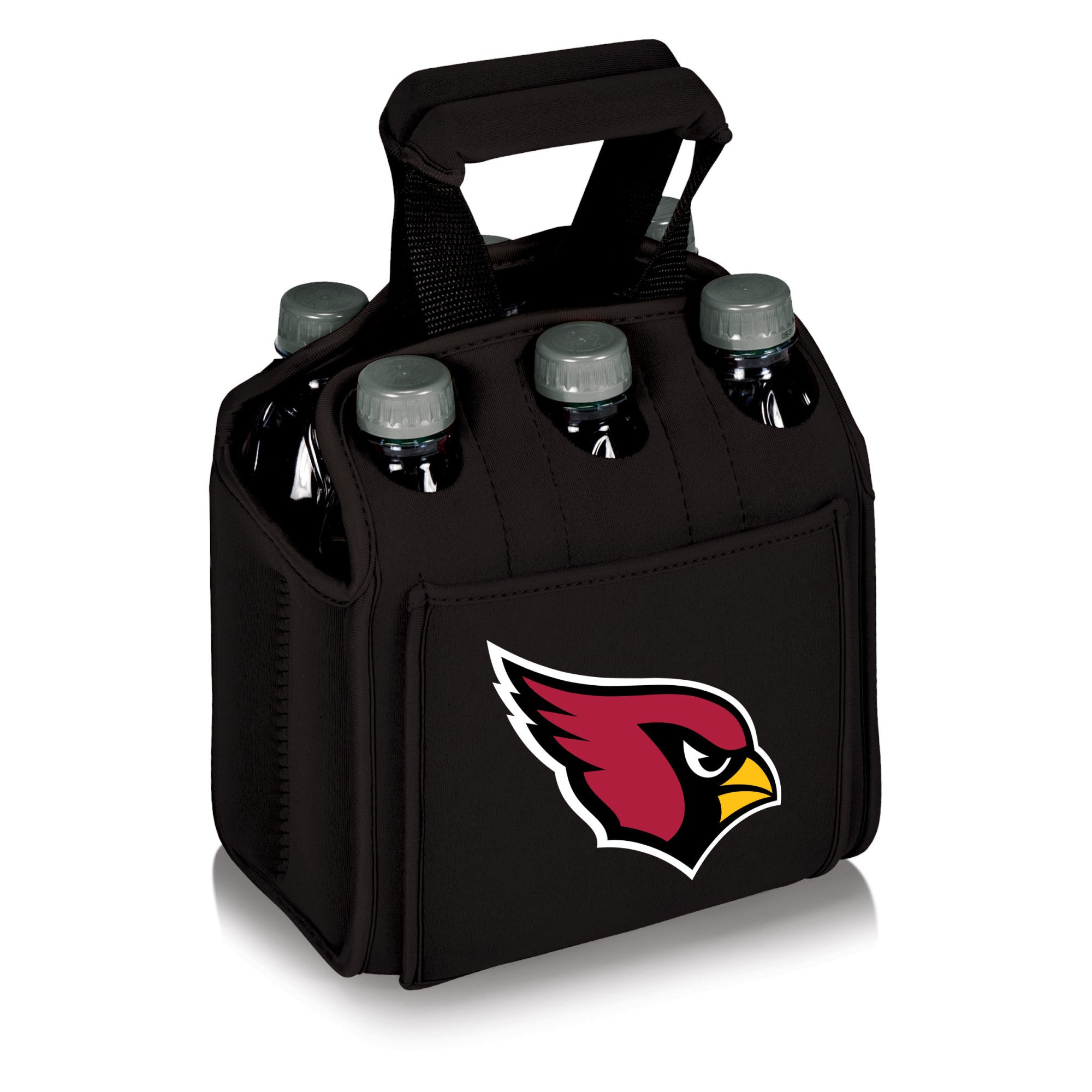 Arizona Cardinals - Six Pack Beverage Carrier, (Black)