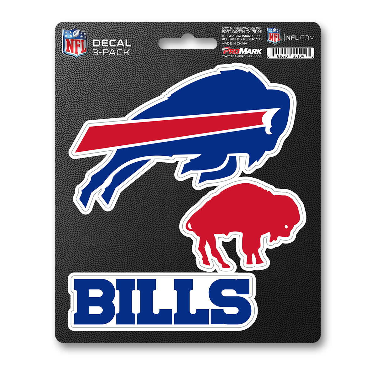 NFL - Buffalo Bills Decal 3-pk