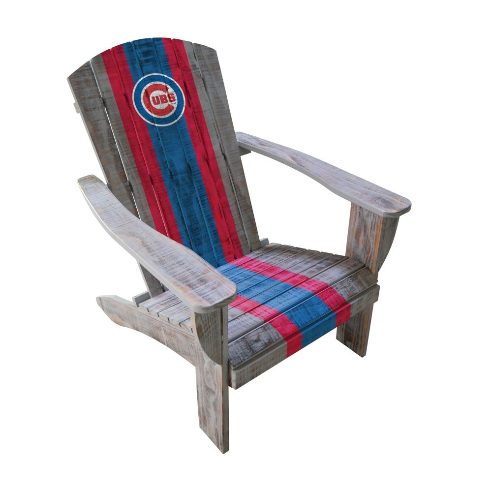 Chicago Cubs Wood Adirondack Chair