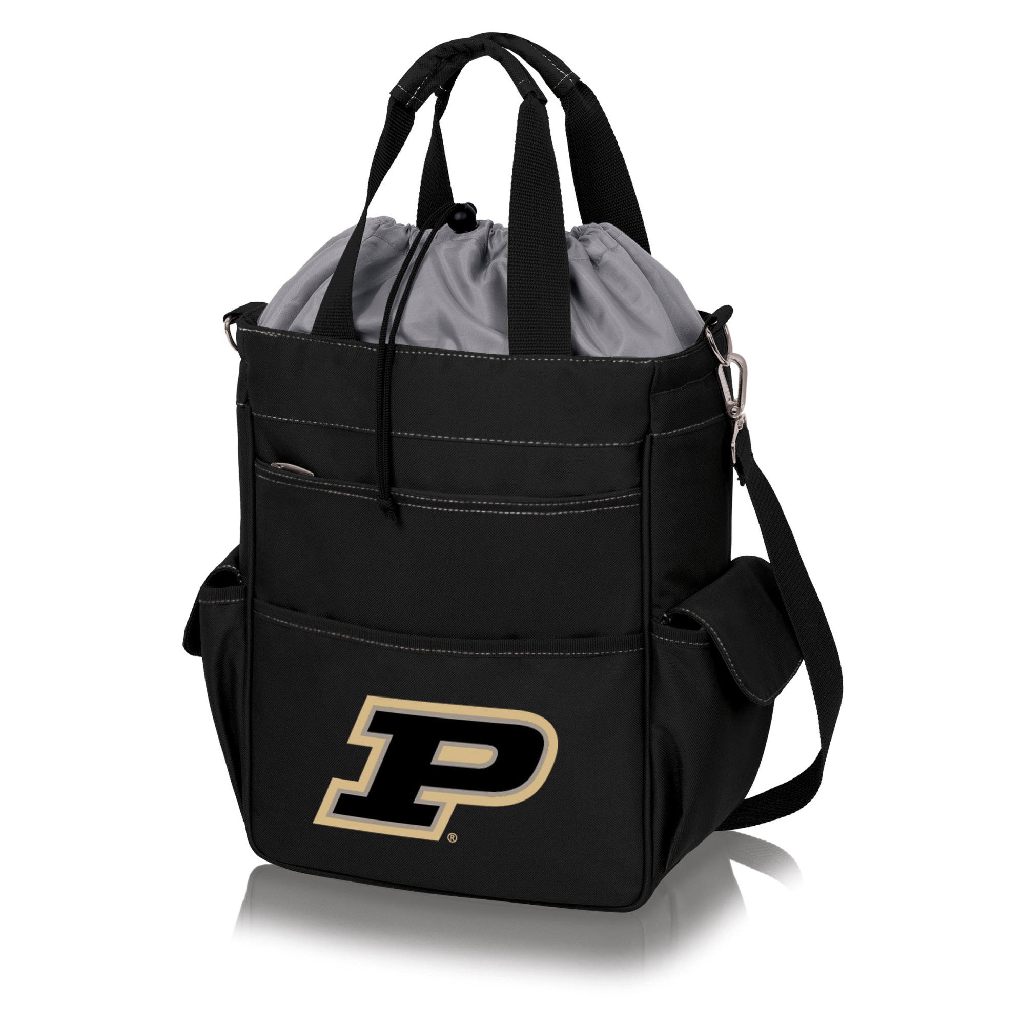 Purdue Boilermakers - Activo Cooler Tote Bag, (Black with Gray Accents)