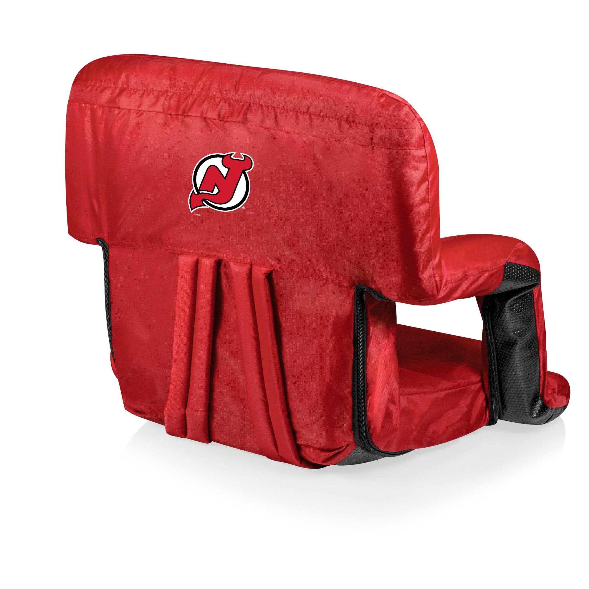 NEW JERSEY DEVILS - VENTURA PORTABLE RECLINING STADIUM SEAT, (RED)