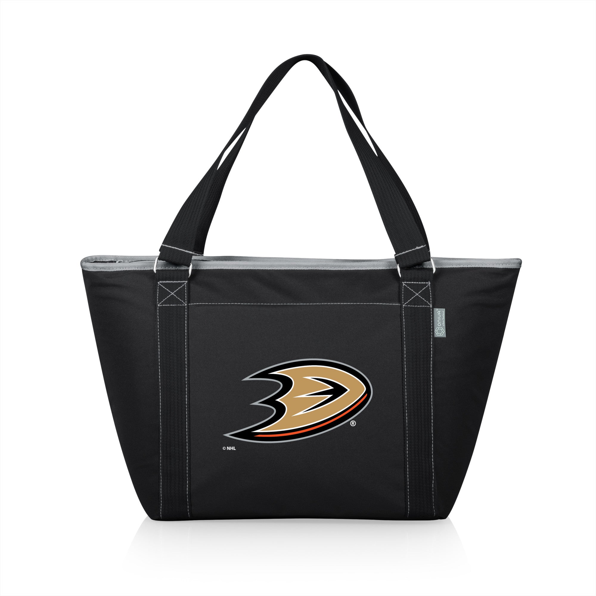 ANAHEIM DUCKS - TOPANGA COOLER TOTE BAG, (BLACK)