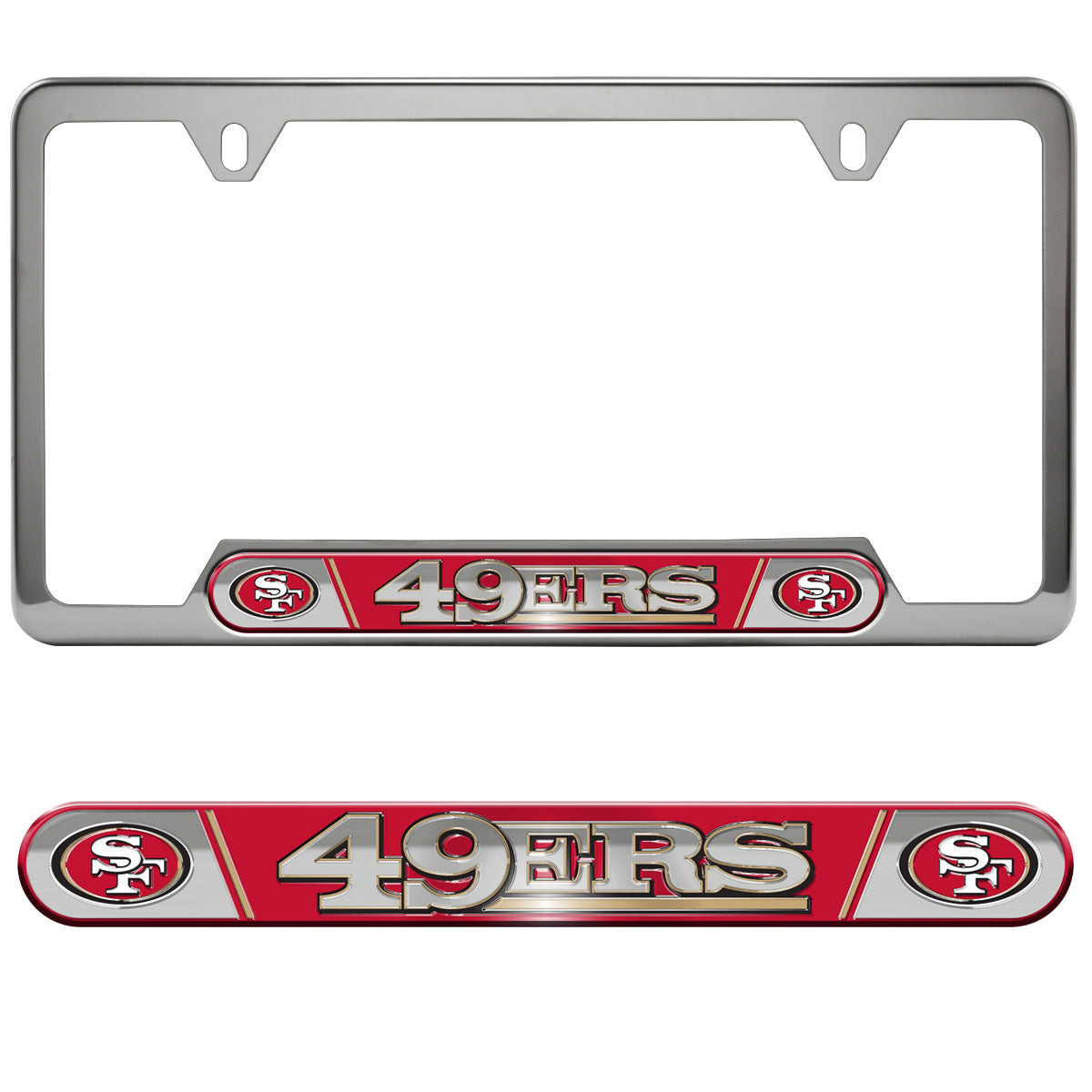 NFL - San Francisco 49ers Embossed License Plate Frame