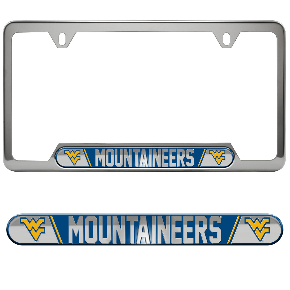 West Virginia University Embossed License Plate Frame