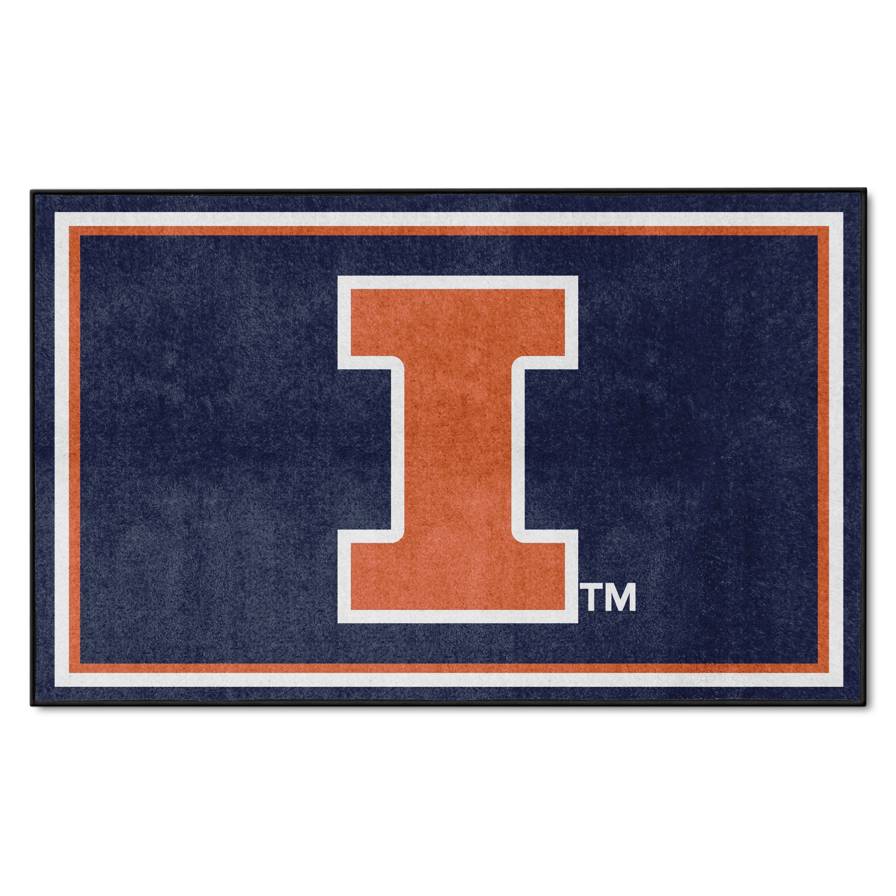 University of Illinois 4x6 Rug