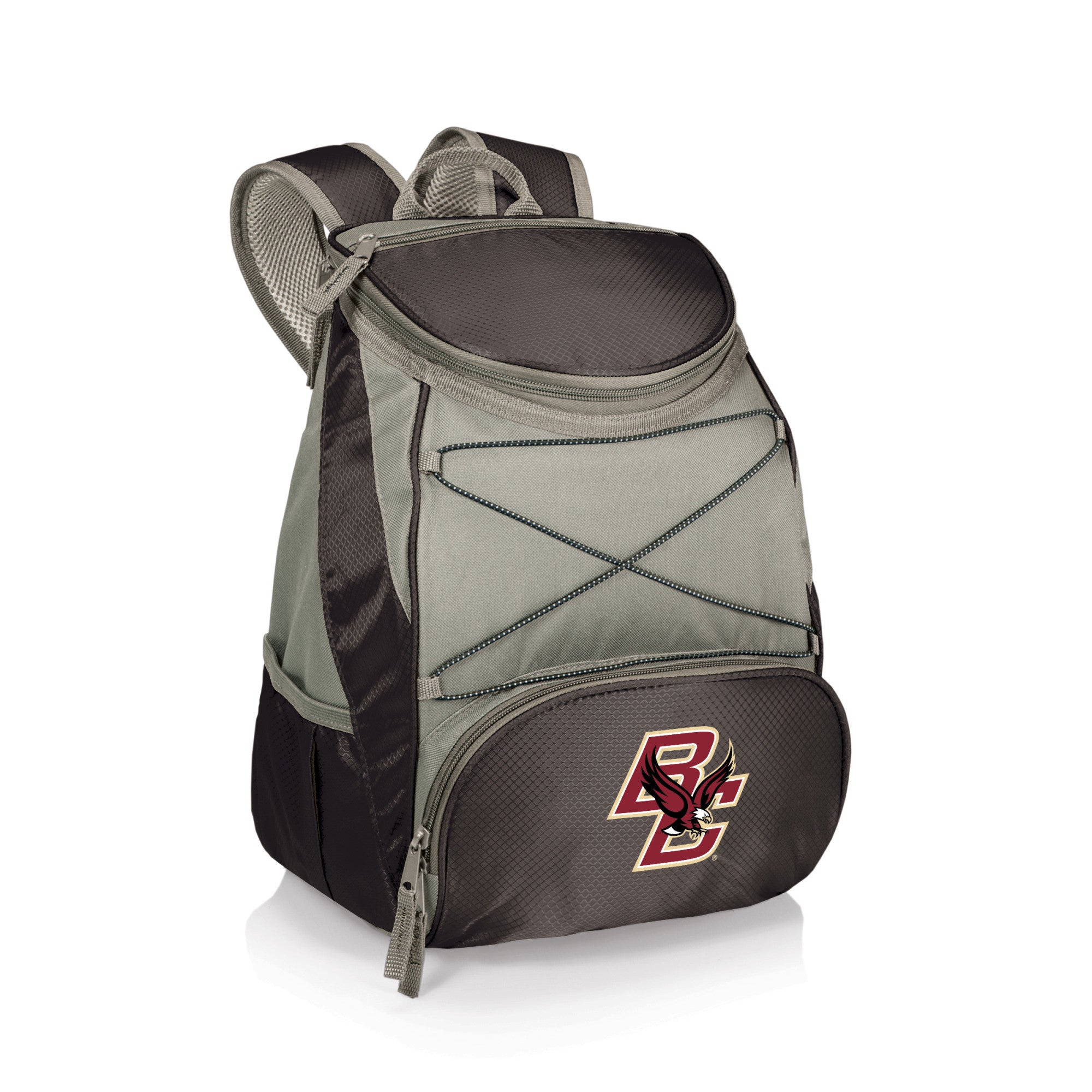 Boston College Eagles - PTX Backpack Cooler, (Black with Gray Accents)