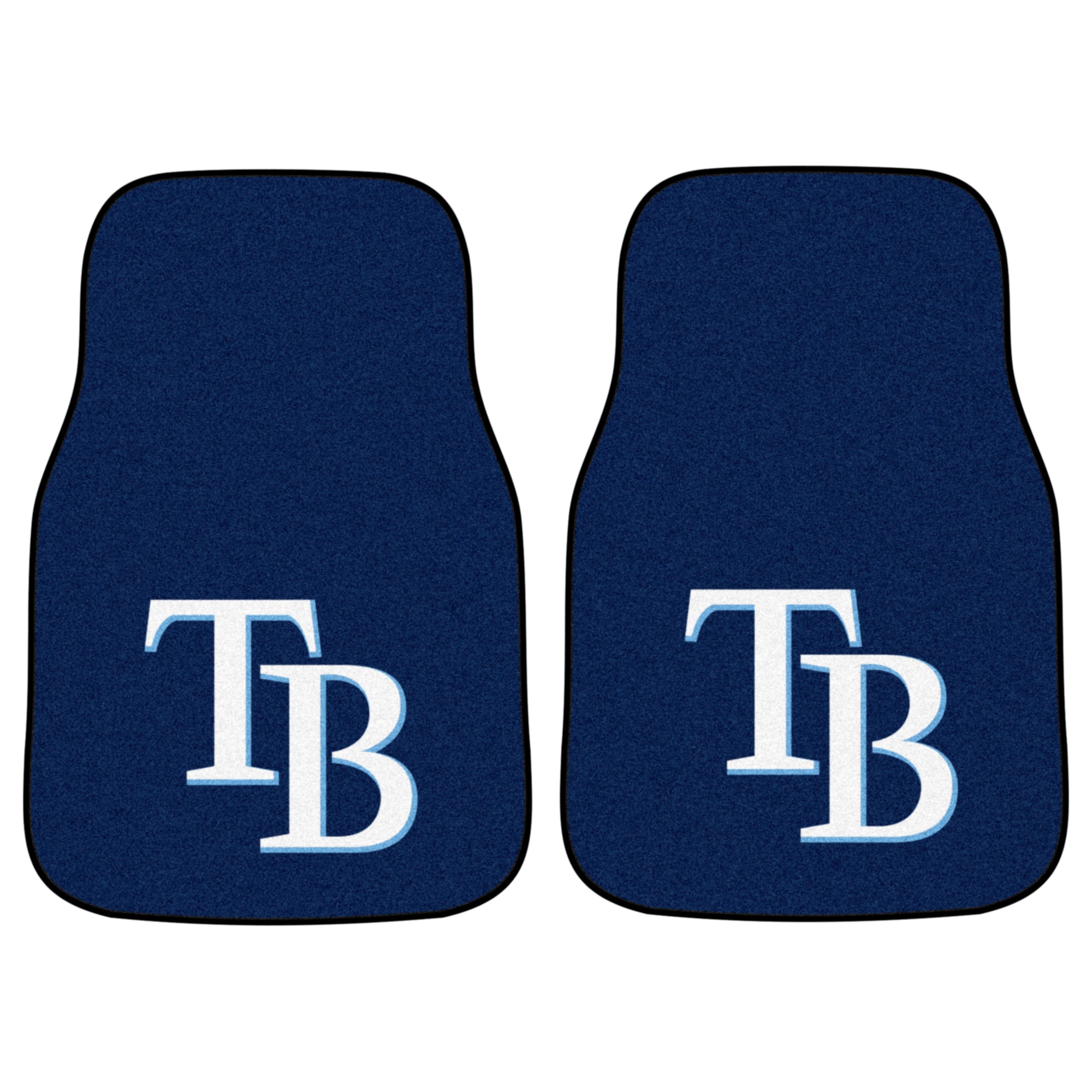 MLB - Tampa Bay Rays 2-pc Carpet Car Mat Set