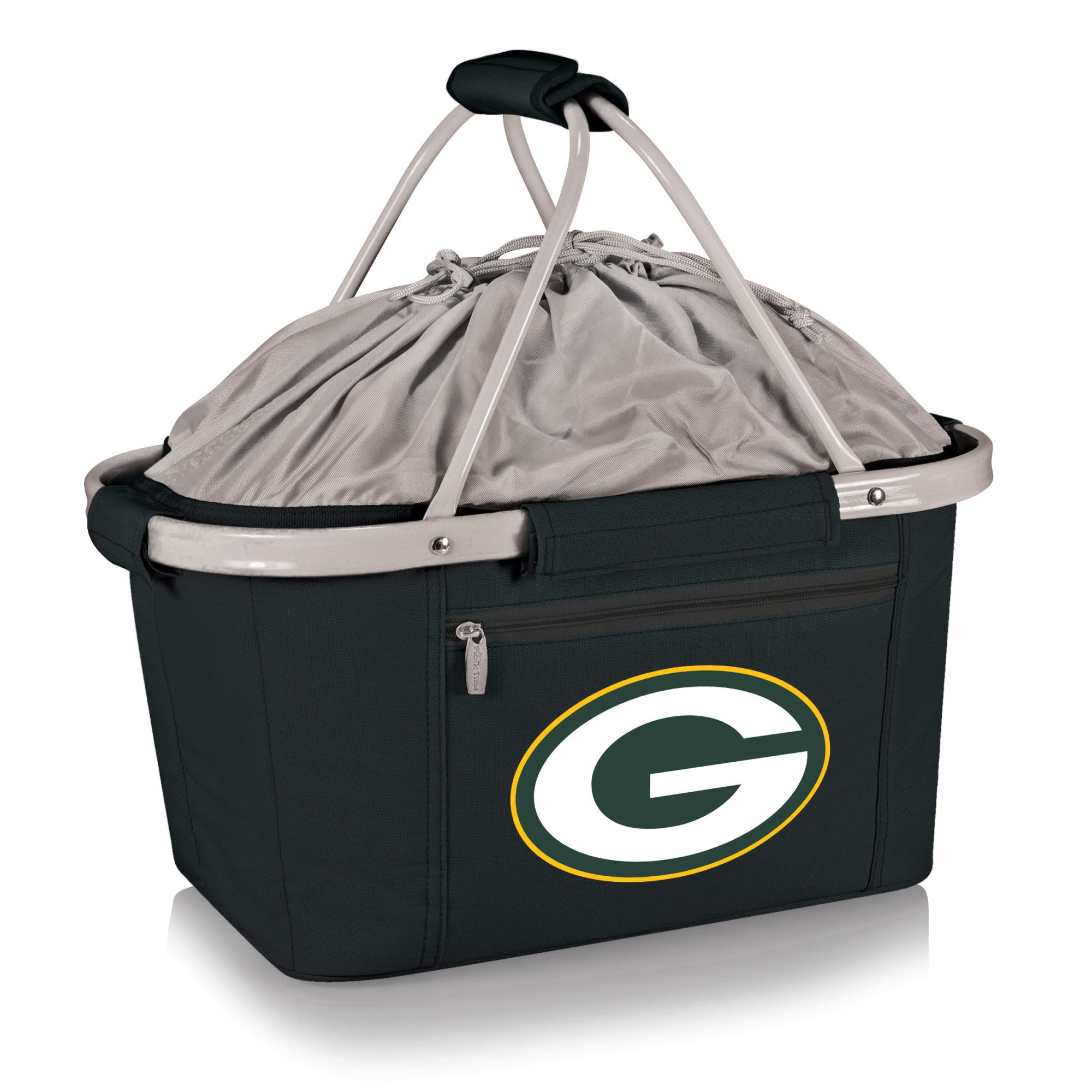 Green Bay Packers - Metro Basket Collapsible Cooler Tote, (Black)