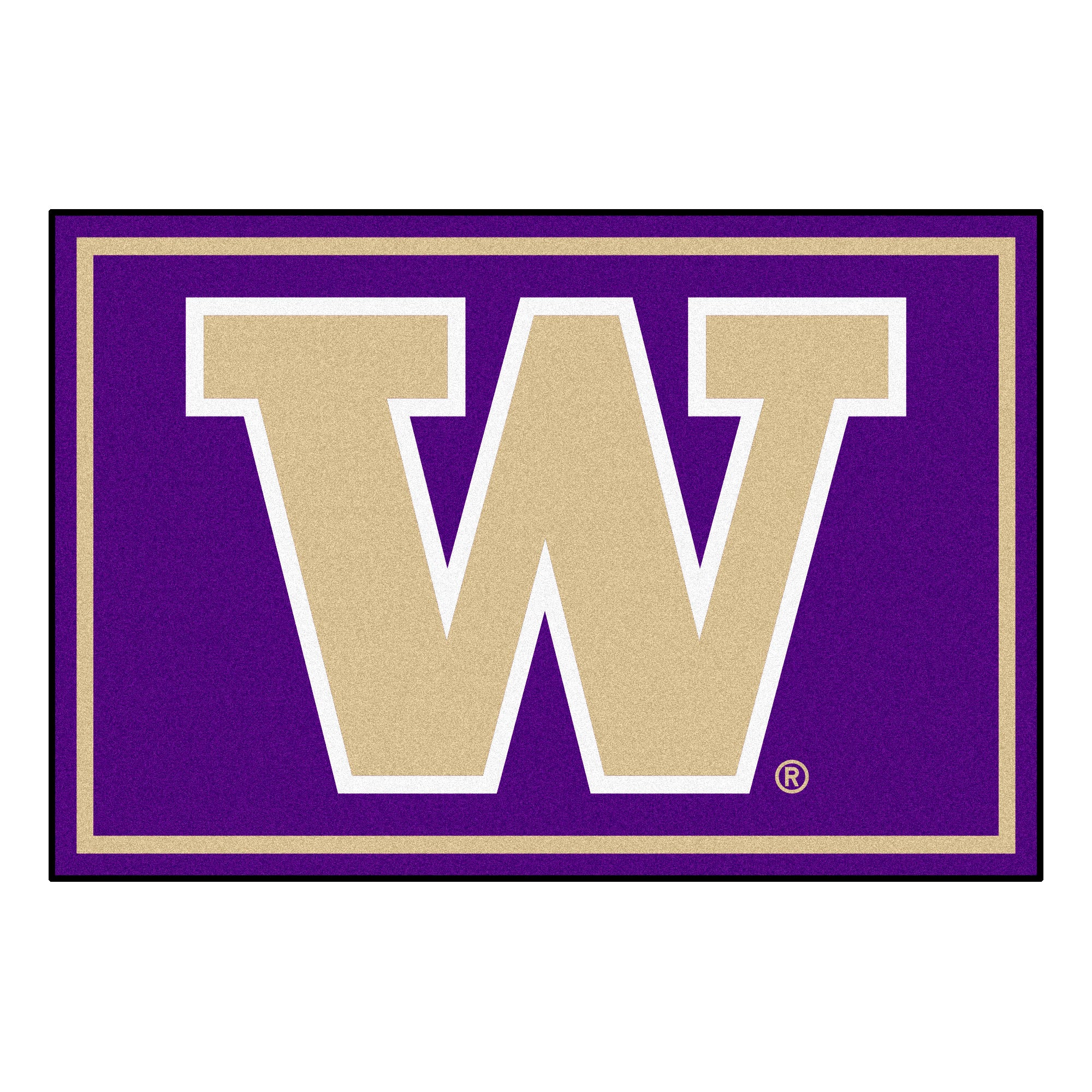 University of Washington 5x8 Rug