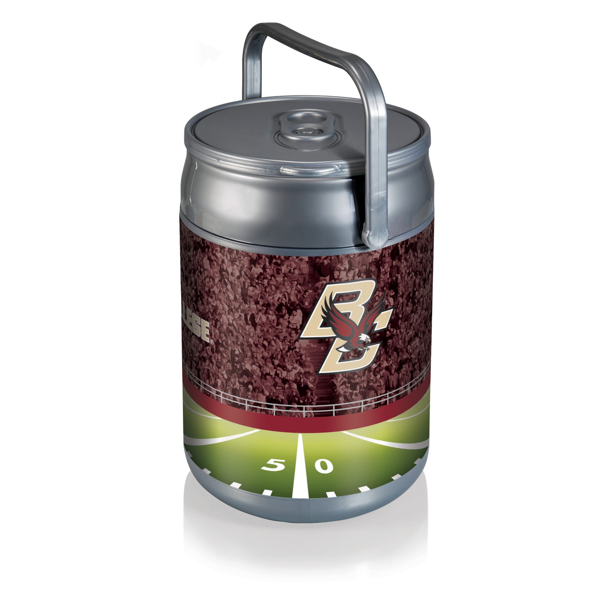 Boston College Eagles - Can Cooler, (Silver)