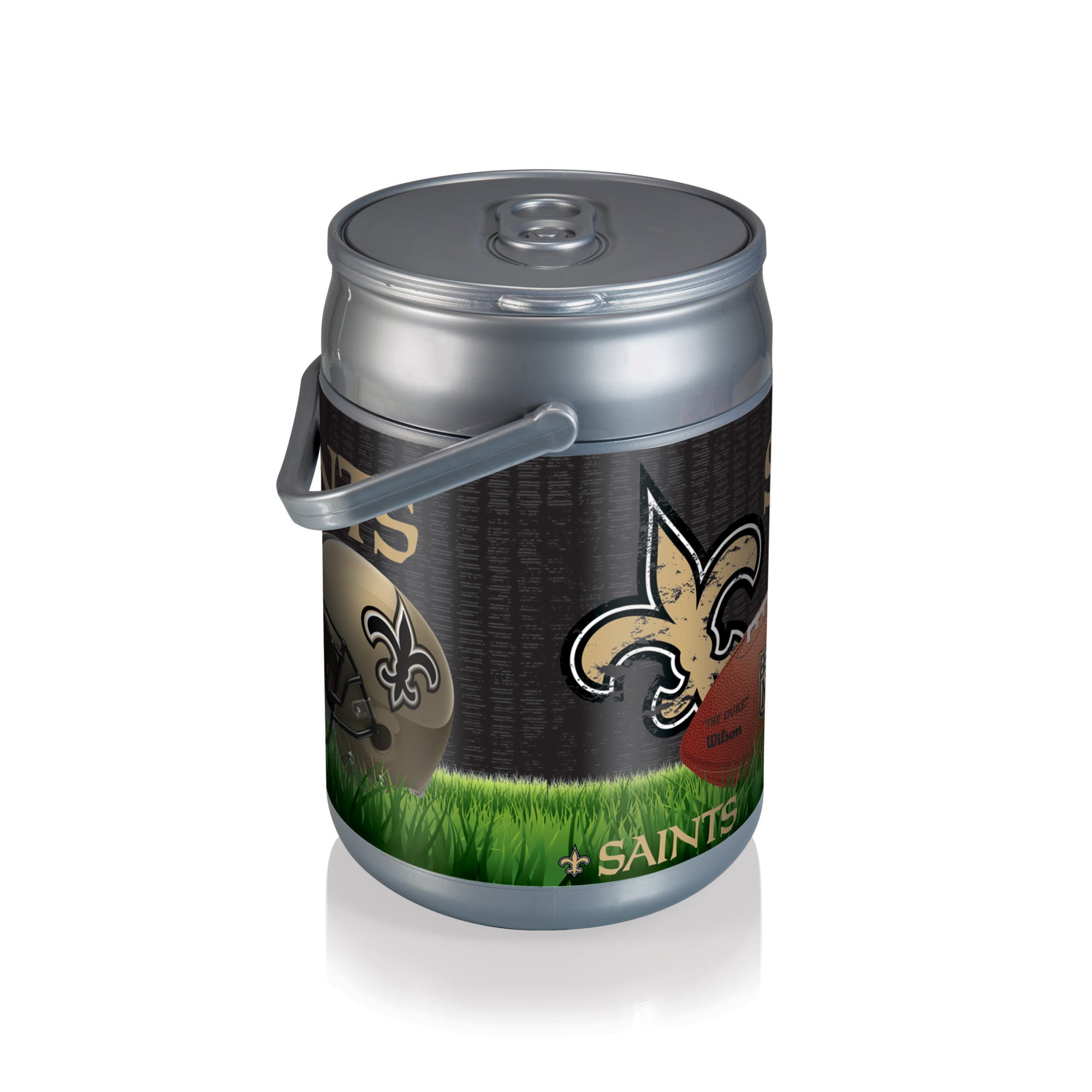 New Orleans Saints - Can Cooler, (Silver)