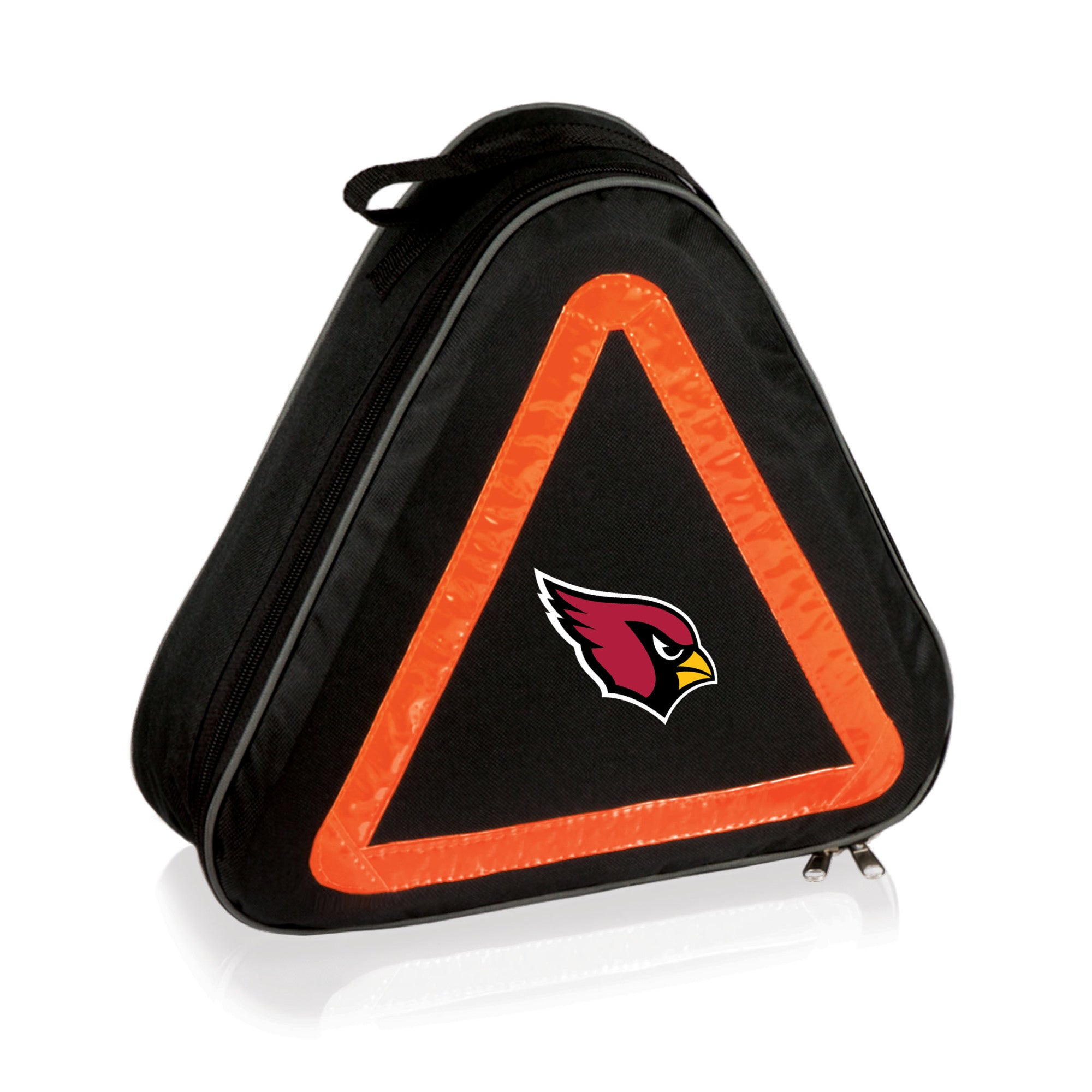 Arizona Cardinals - Roadside Emergency Car Kit, (Black with Orange Accents)