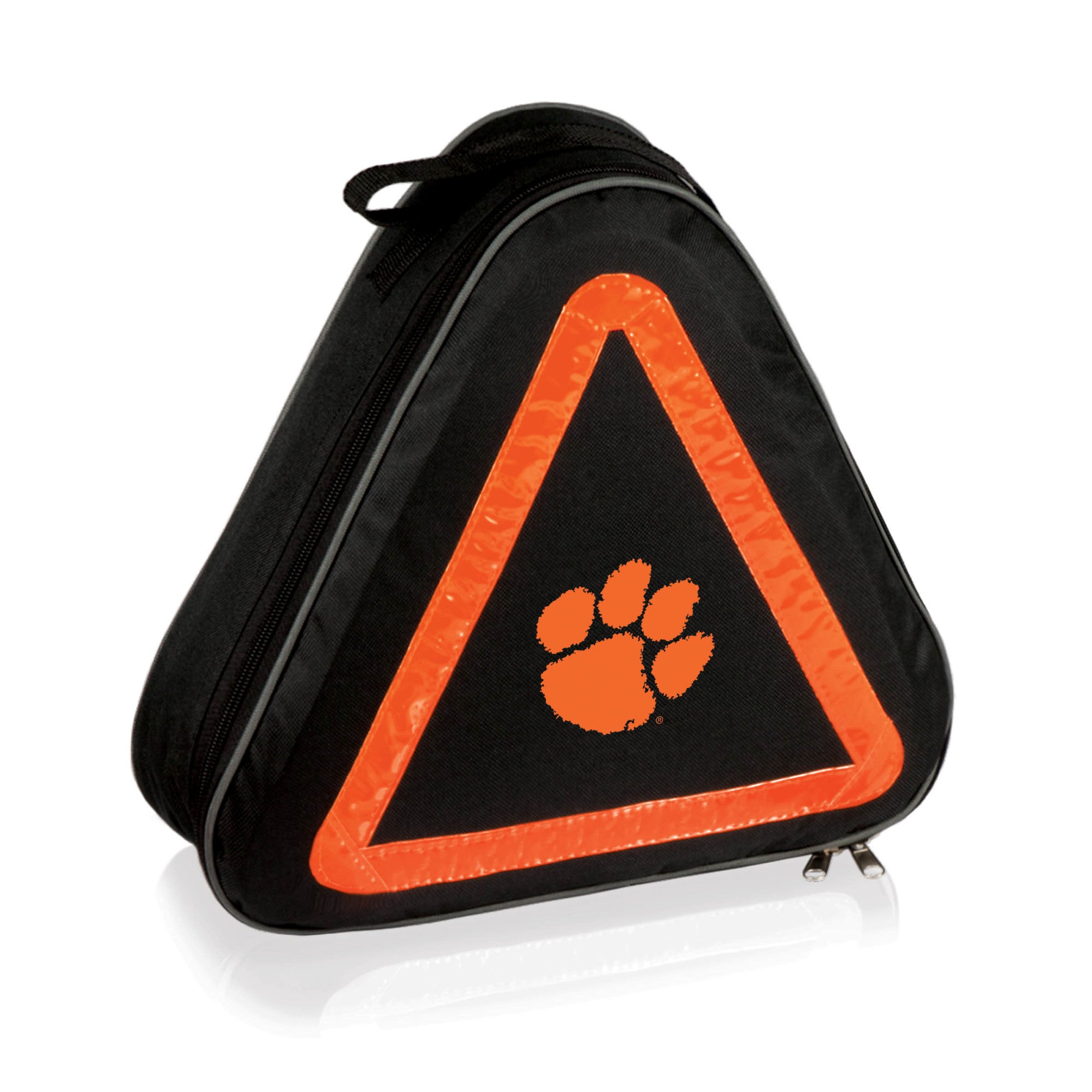 Clemson Tigers - Roadside Emergency Car Kit, (Black with Orange Accents)