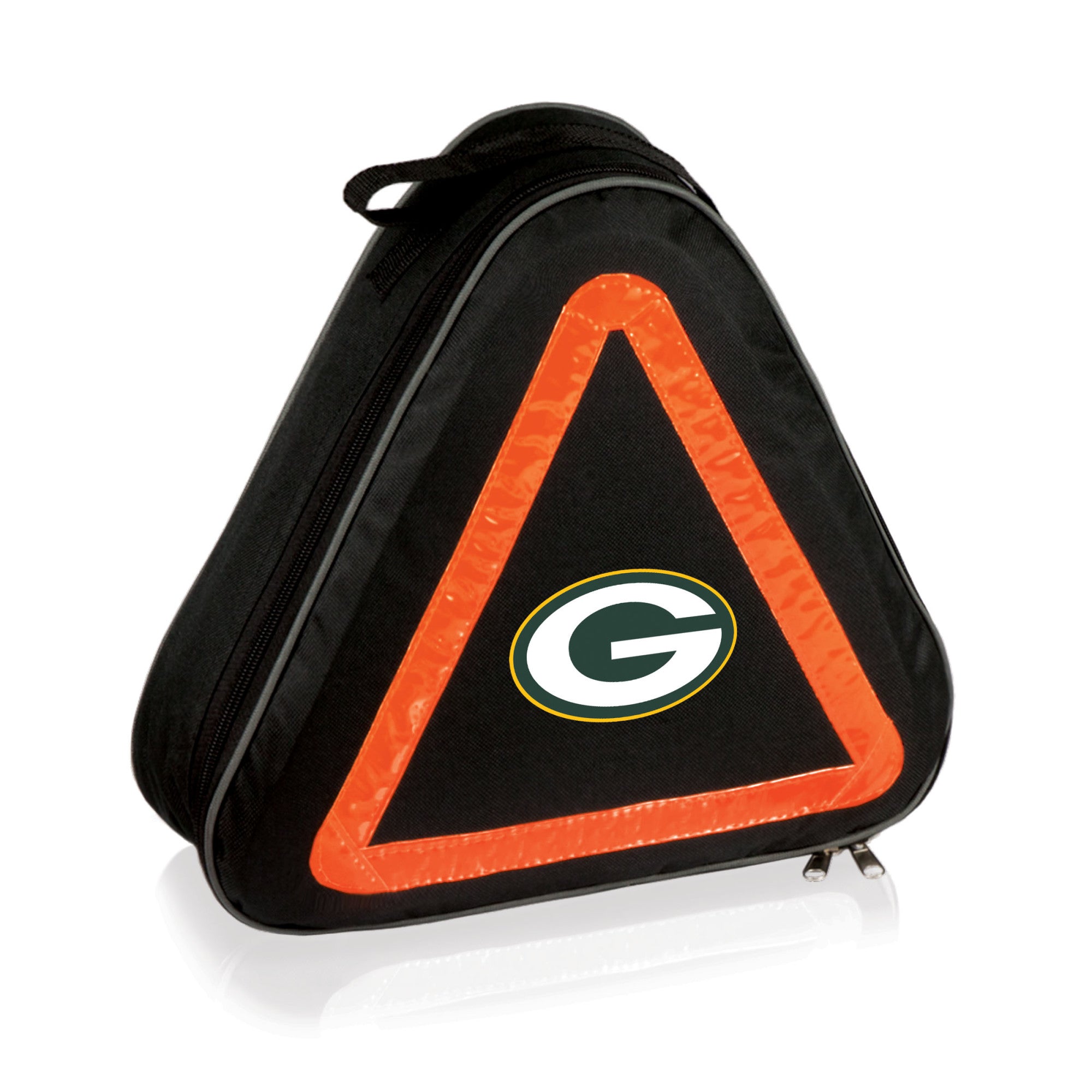 Green Bay Packers - Roadside Emergency Car Kit, (Black with Orange Accents)