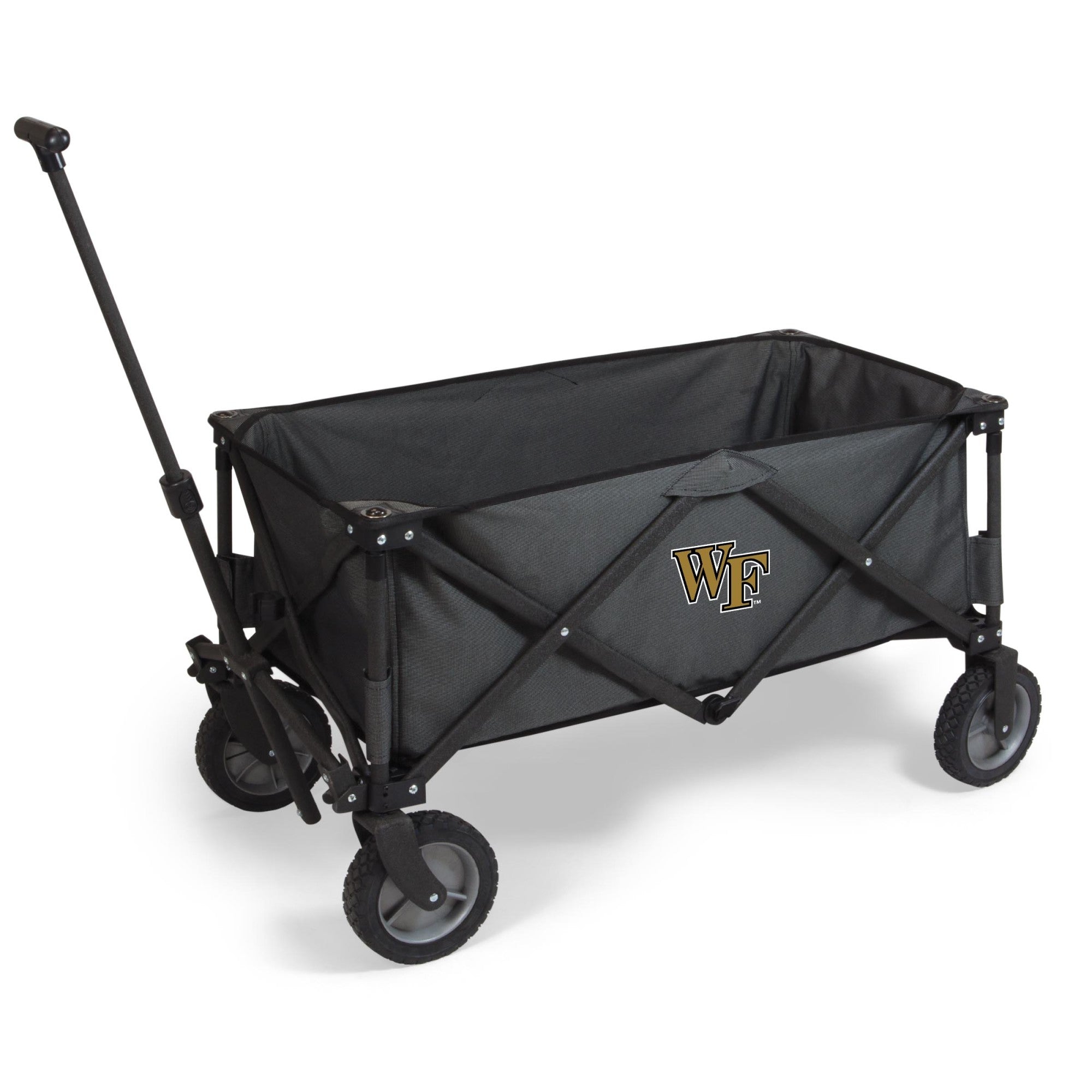 Wake Forest Demon Deacons - Adventure Wagon Portable Utility Wagon, (Dark Gray)