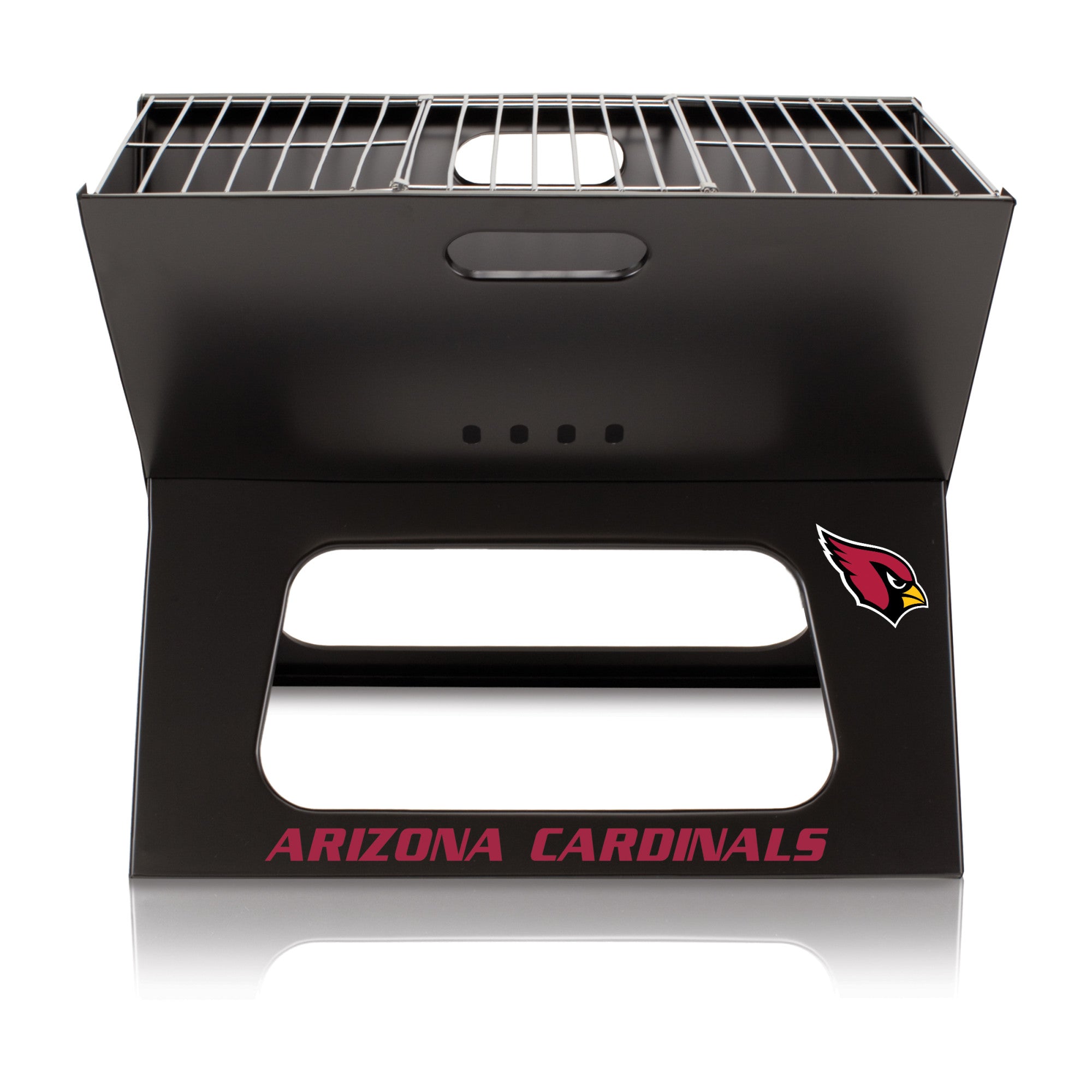Arizona Cardinals - X-Grill Portable Charcoal BBQ Grill, (Black)