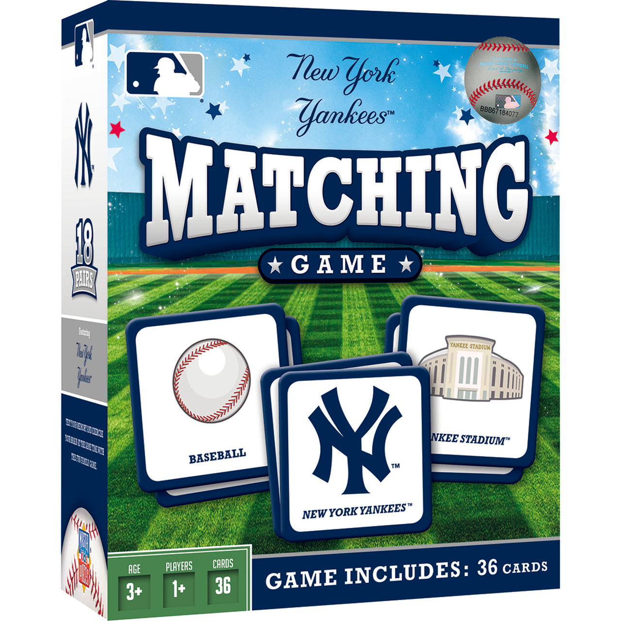 MLB NEW YORK YANKEES MATCHING GAME