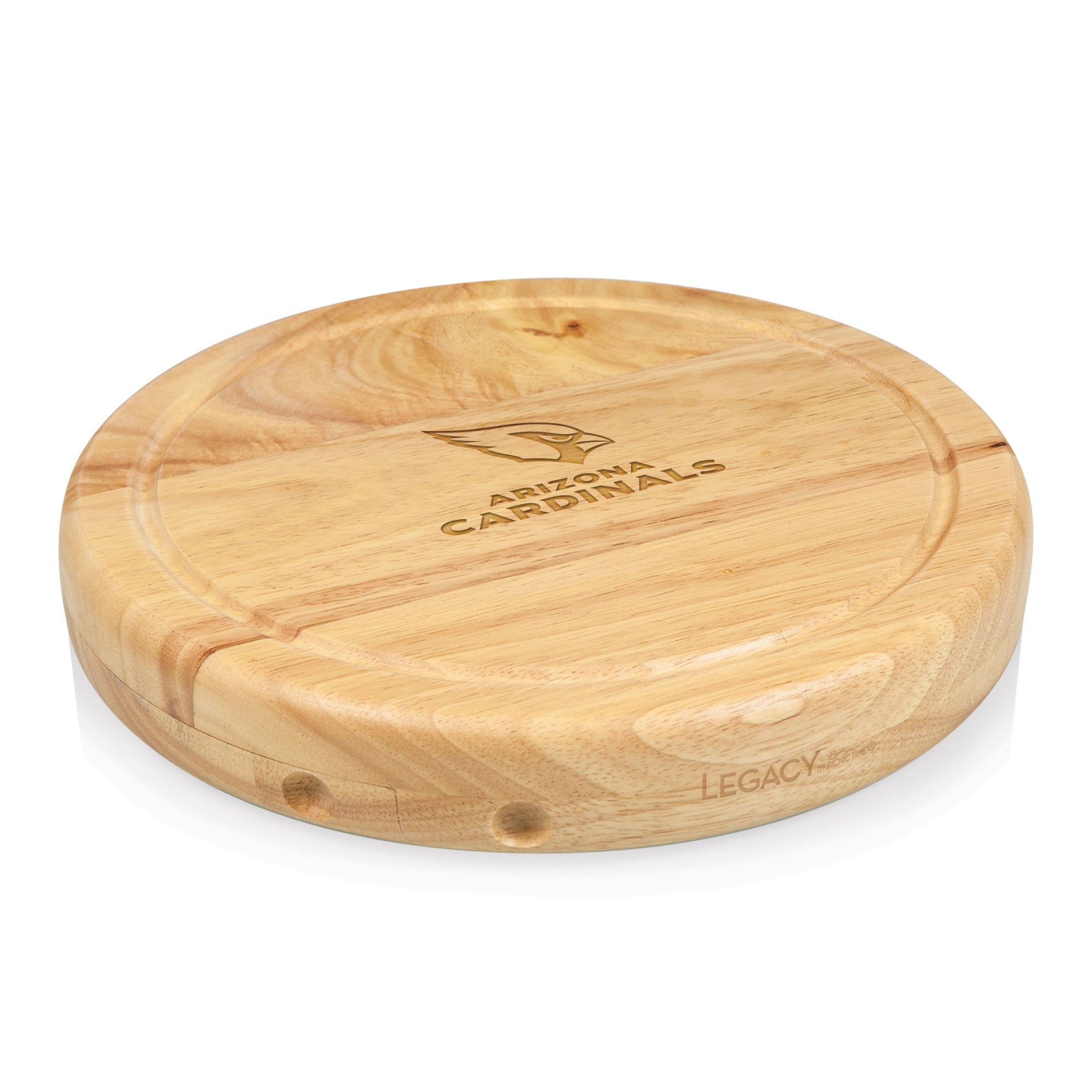Picnic Time - Arizona cardinals - circo cheese cutting board & tools set, (rubberwood)