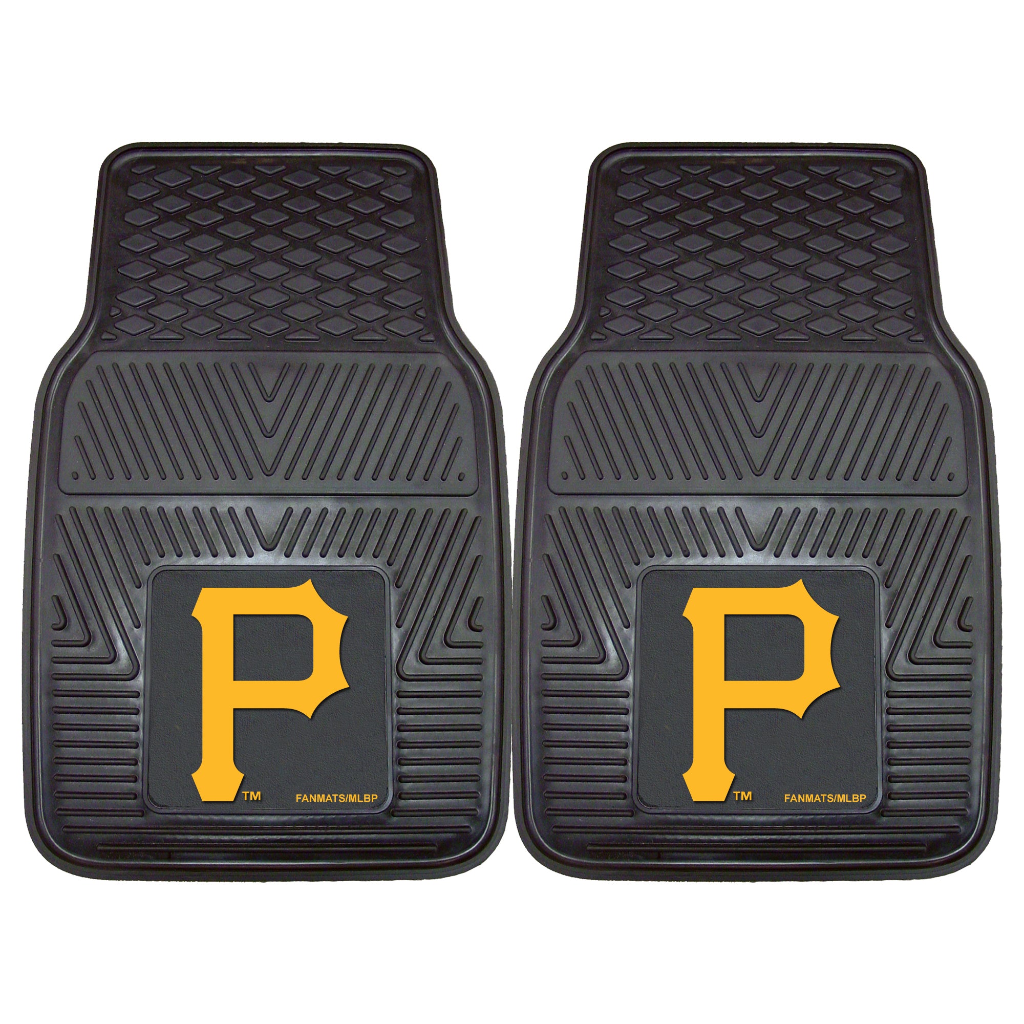 MLB - Pittsburgh Pirates 2-pc Vinyl Car Mat Set