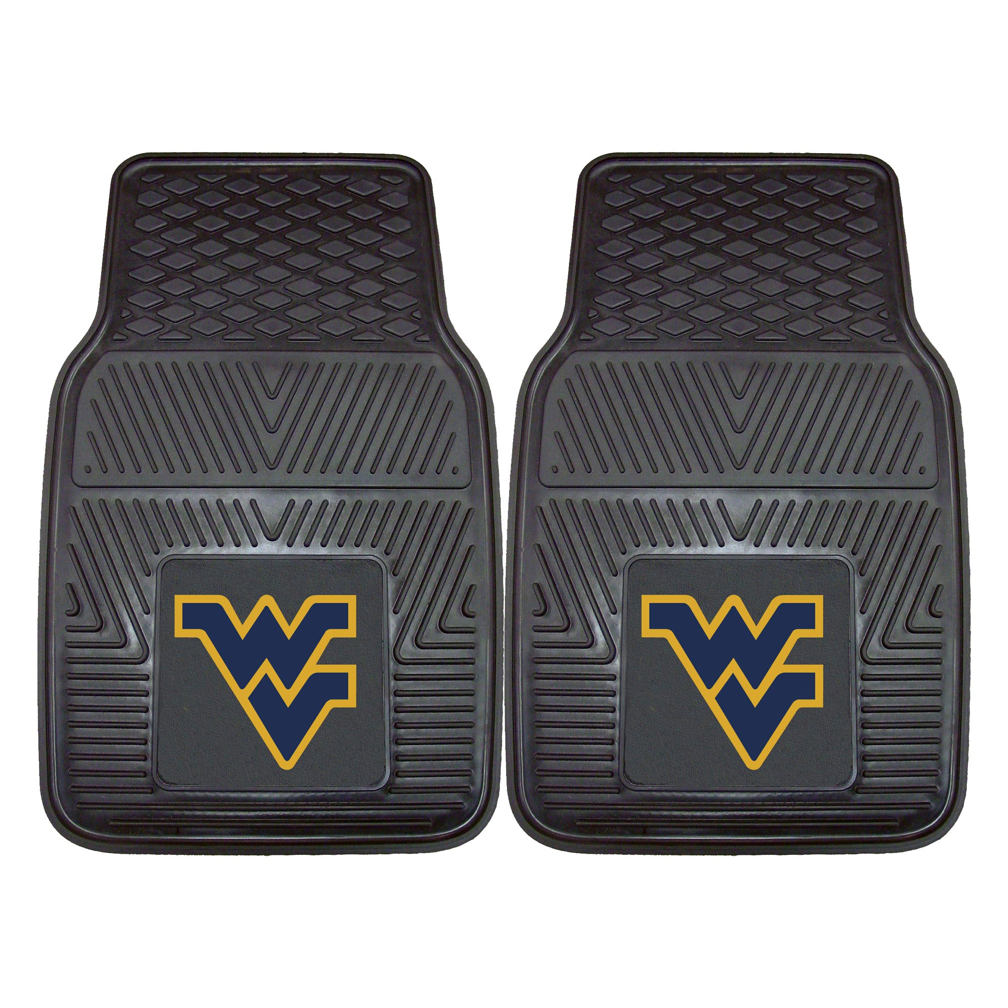 West Virginia University 2-pc Vinyl Car Mat Set