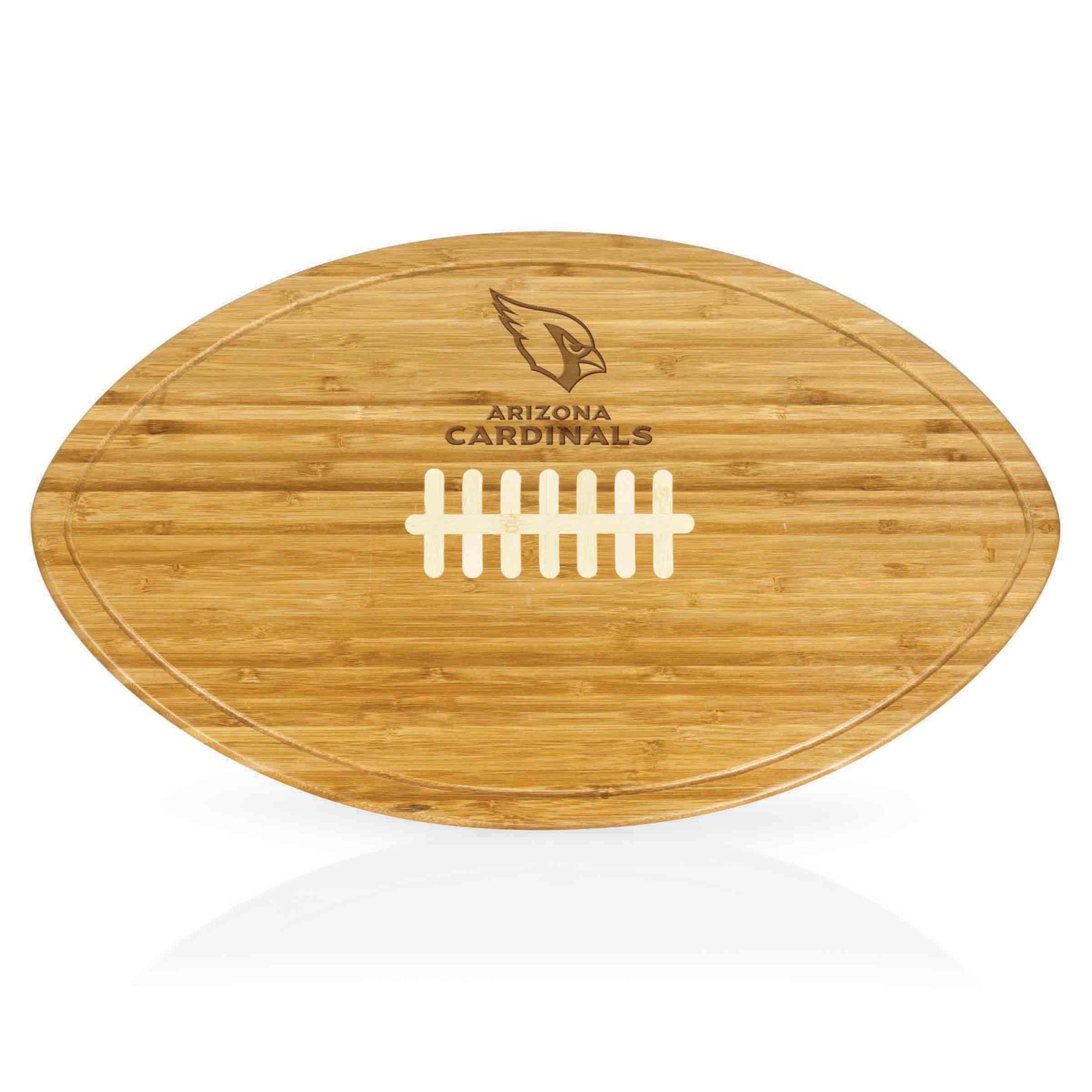 Arizona Cardinals - Kickoff Football Cutting Board & Serving Tray, (Bamboo)