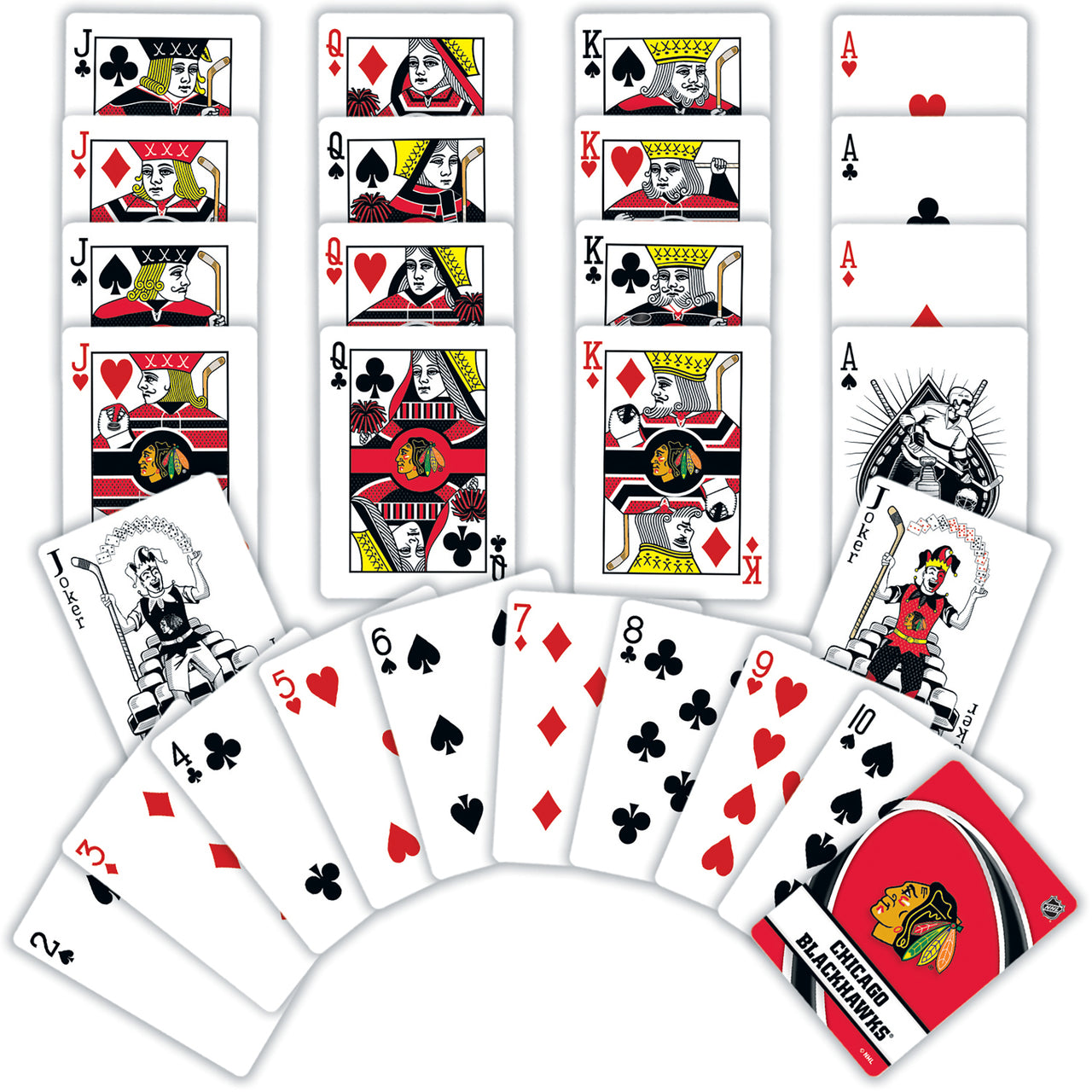 CHICAGO BLACKHAWKS PLAYING CARDS