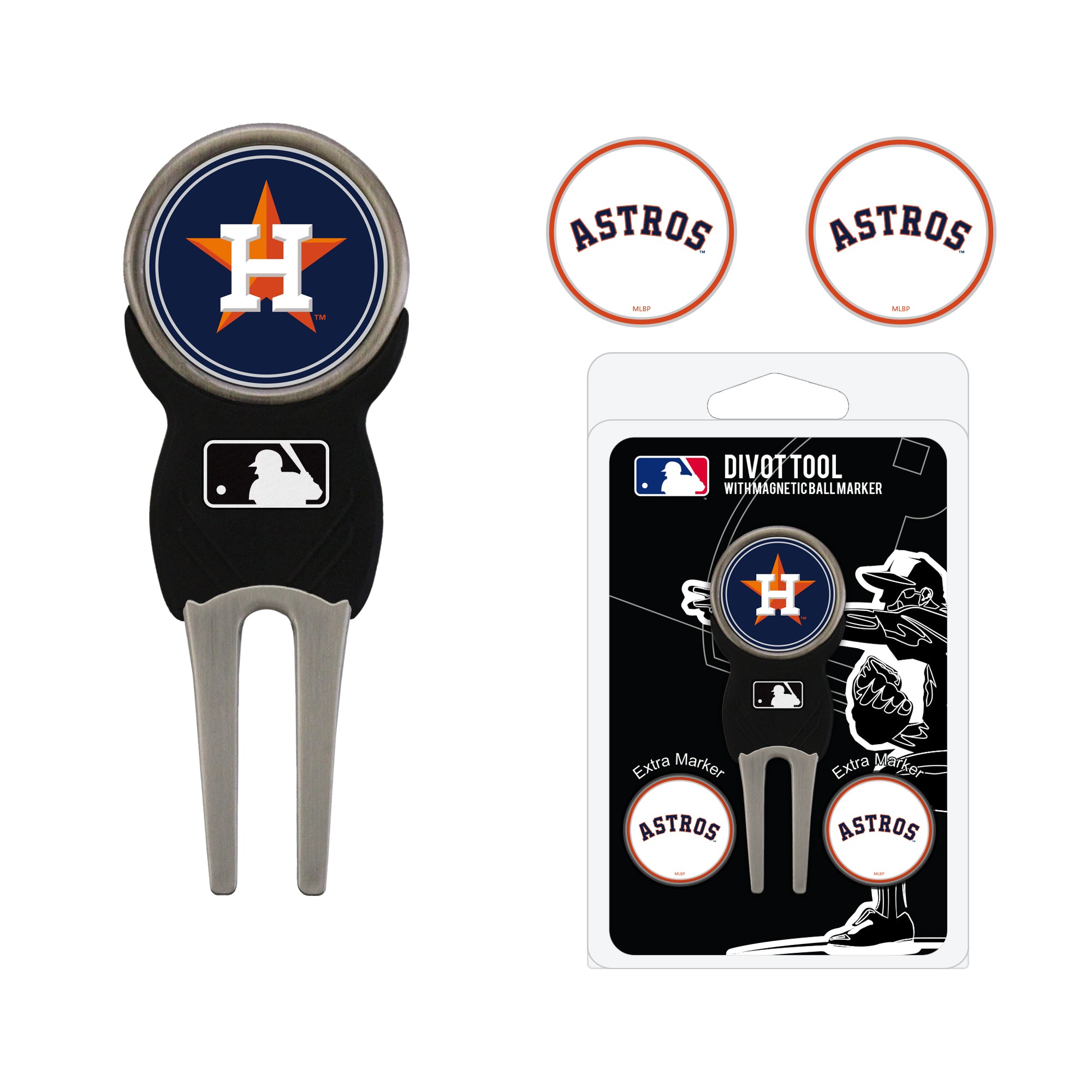 Houston Astros Divot Tool Pack