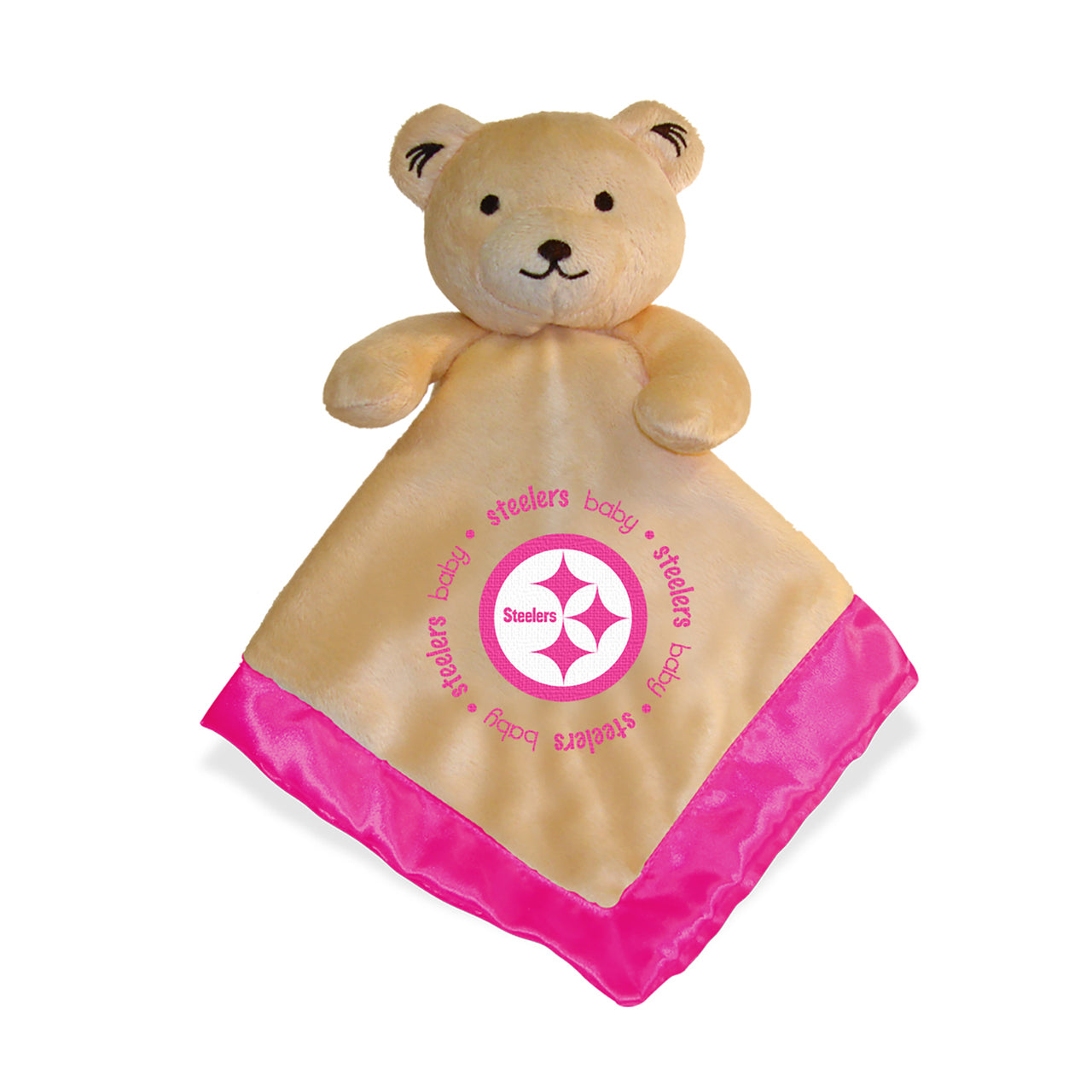 BABY FANATICS PITTSBURGH STEELERS SECURITY BEAR - PINK