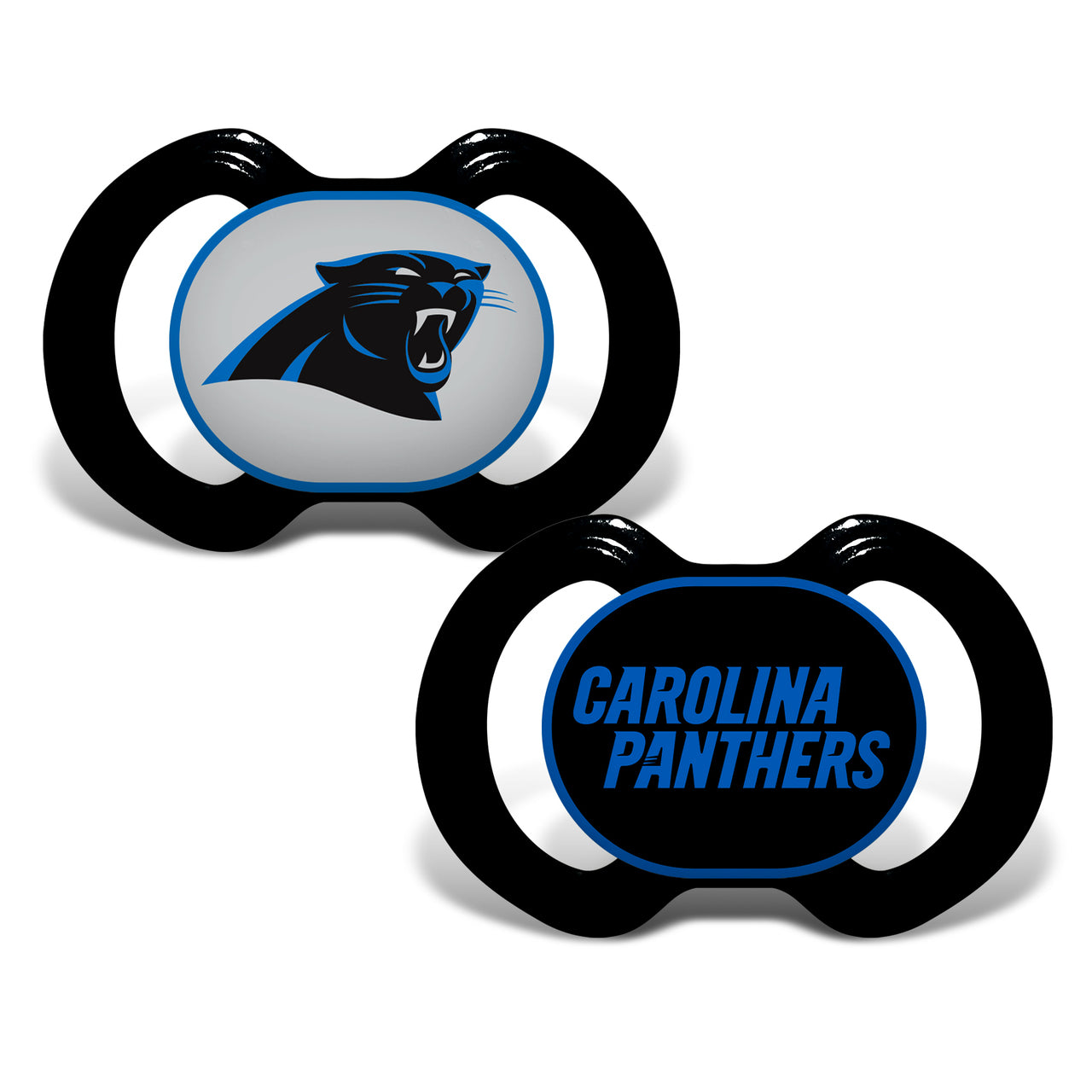 BABY FANATICS NFL CAROLINA PANTHERS 2-PACK PACIFIERS