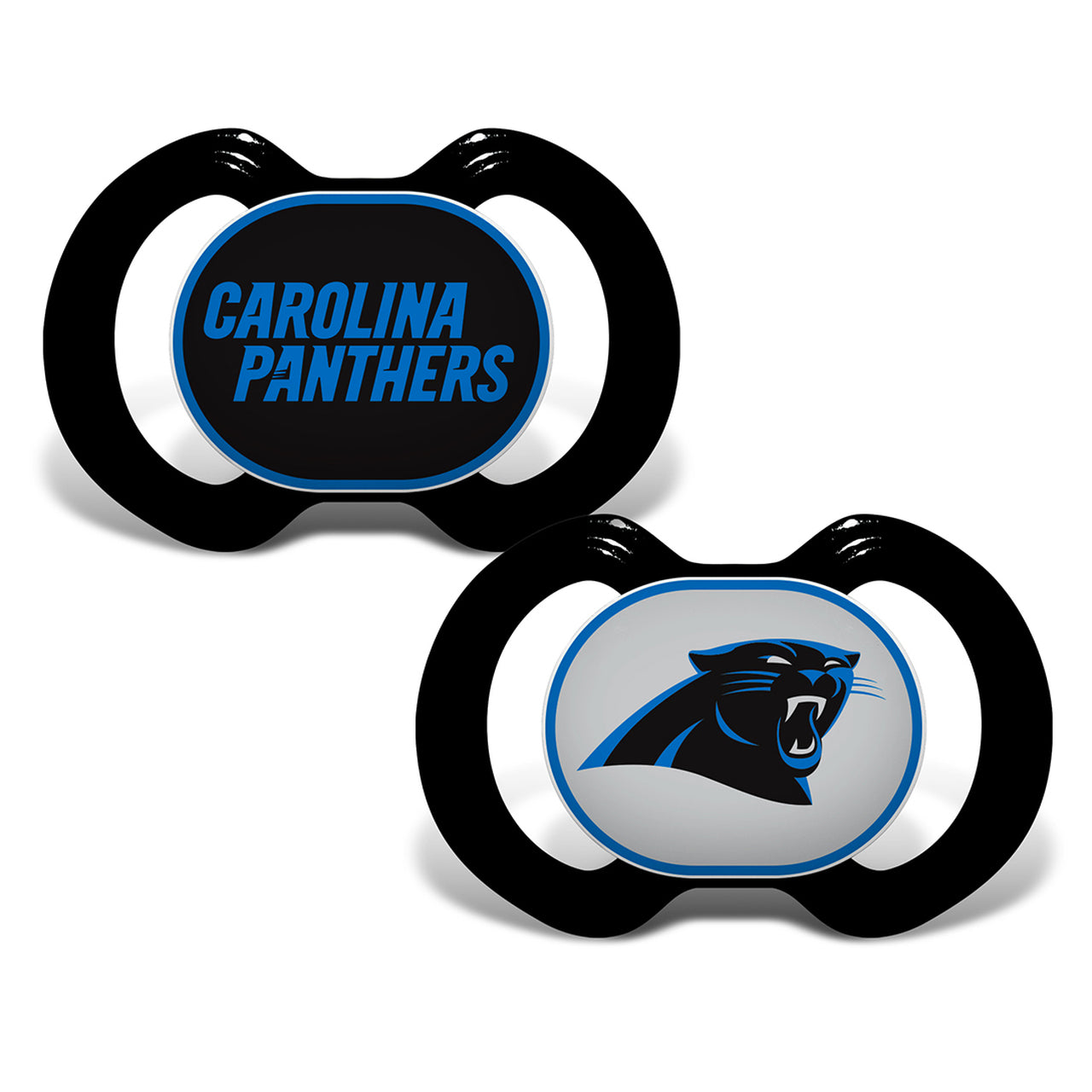 BABY FANATIC NFL CAROLINA PANTHERS 2-PACK PACIFIERS
