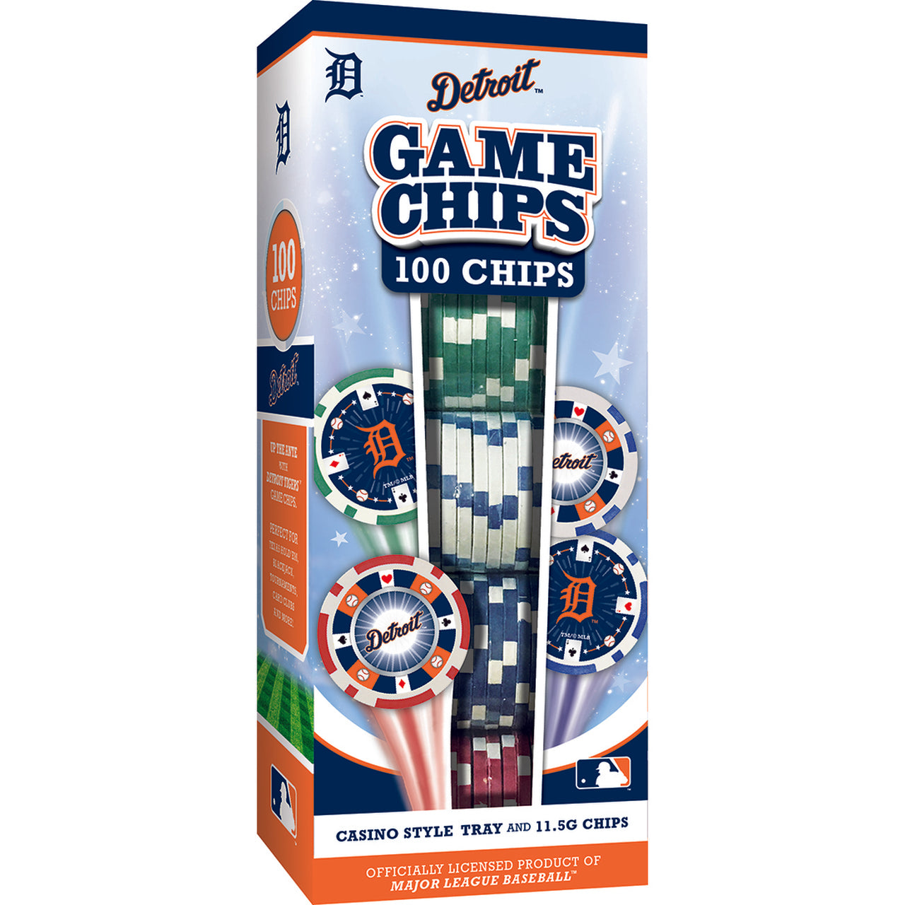 DETROIT TIGERS 100 PIECE GAME CHIPS