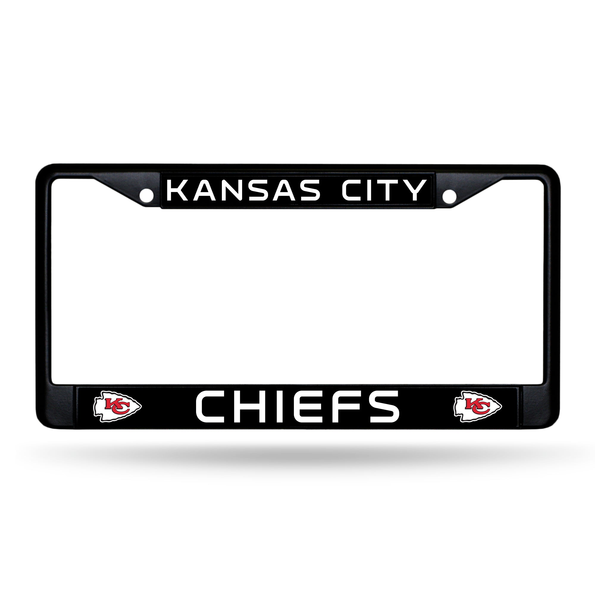Kansas City Chiefs Black License Plate Frame