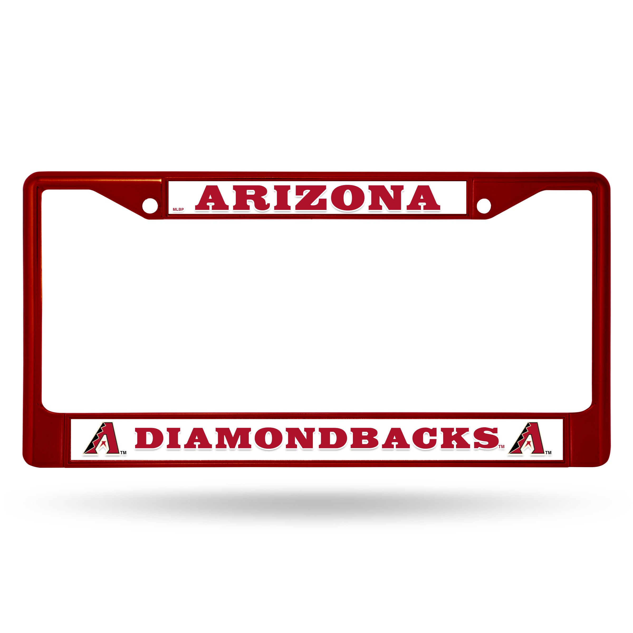 Arizona Diamondbacks Colored Chrome 12 x 6 License Plate Frame