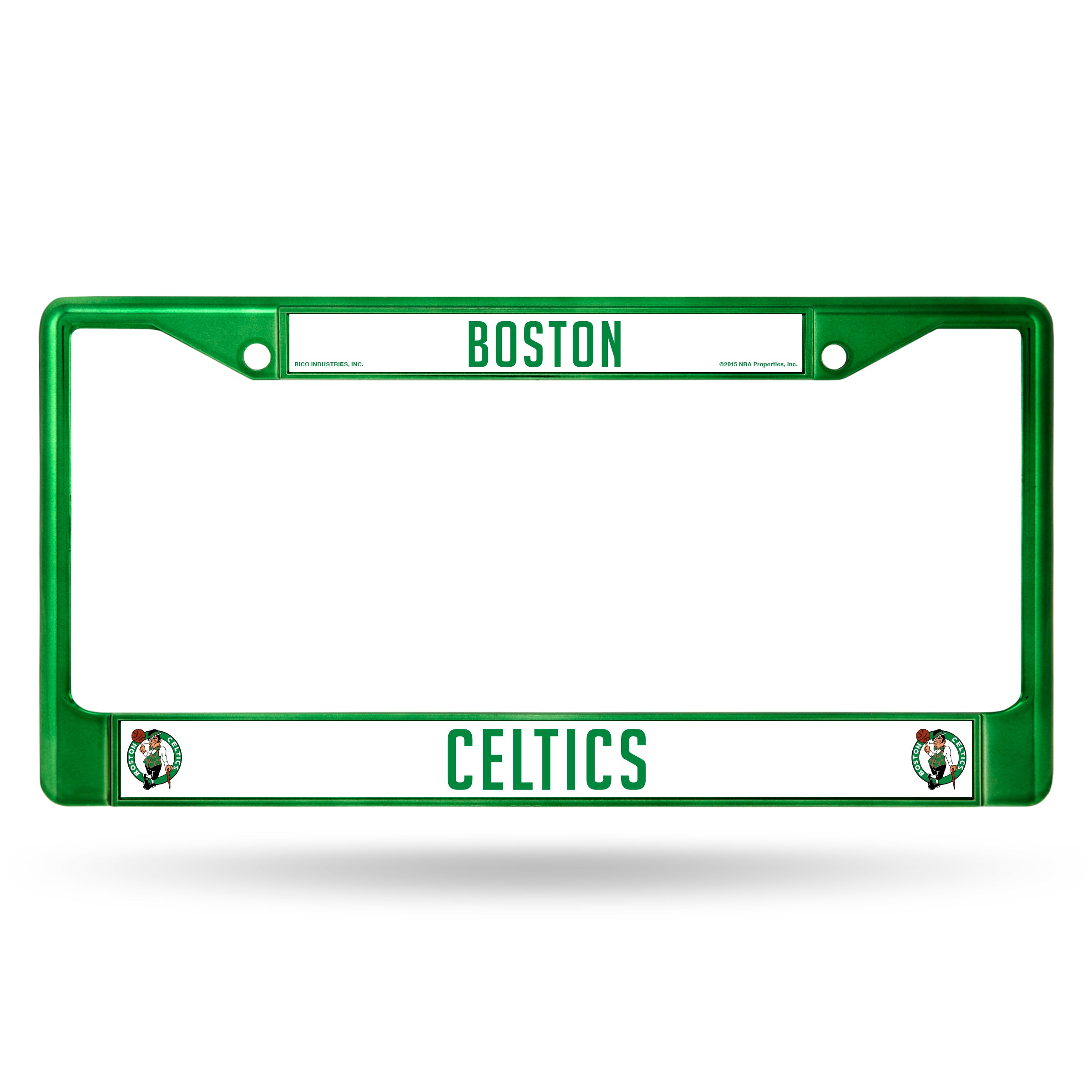 Boston Celtics Colored Chrome 12 x 6 Green License Plate Frame