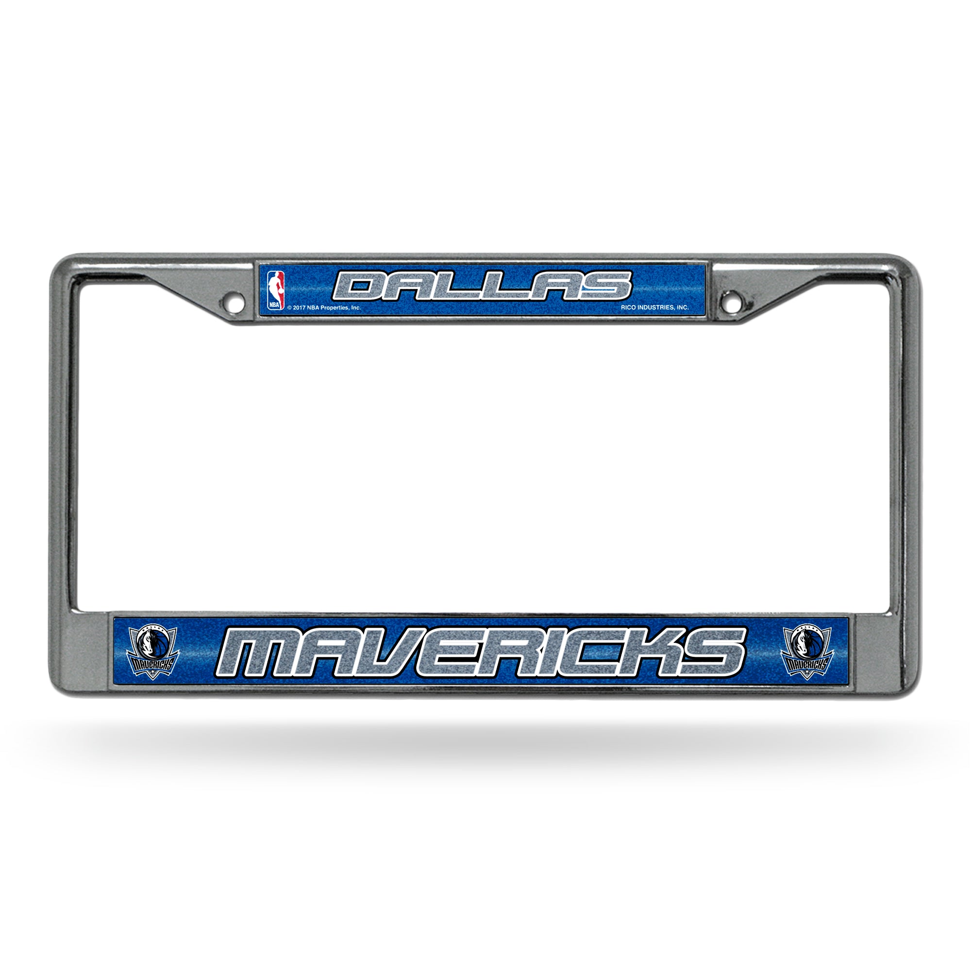 Dallas Mavericks Glitter Chrome License Plate Frame