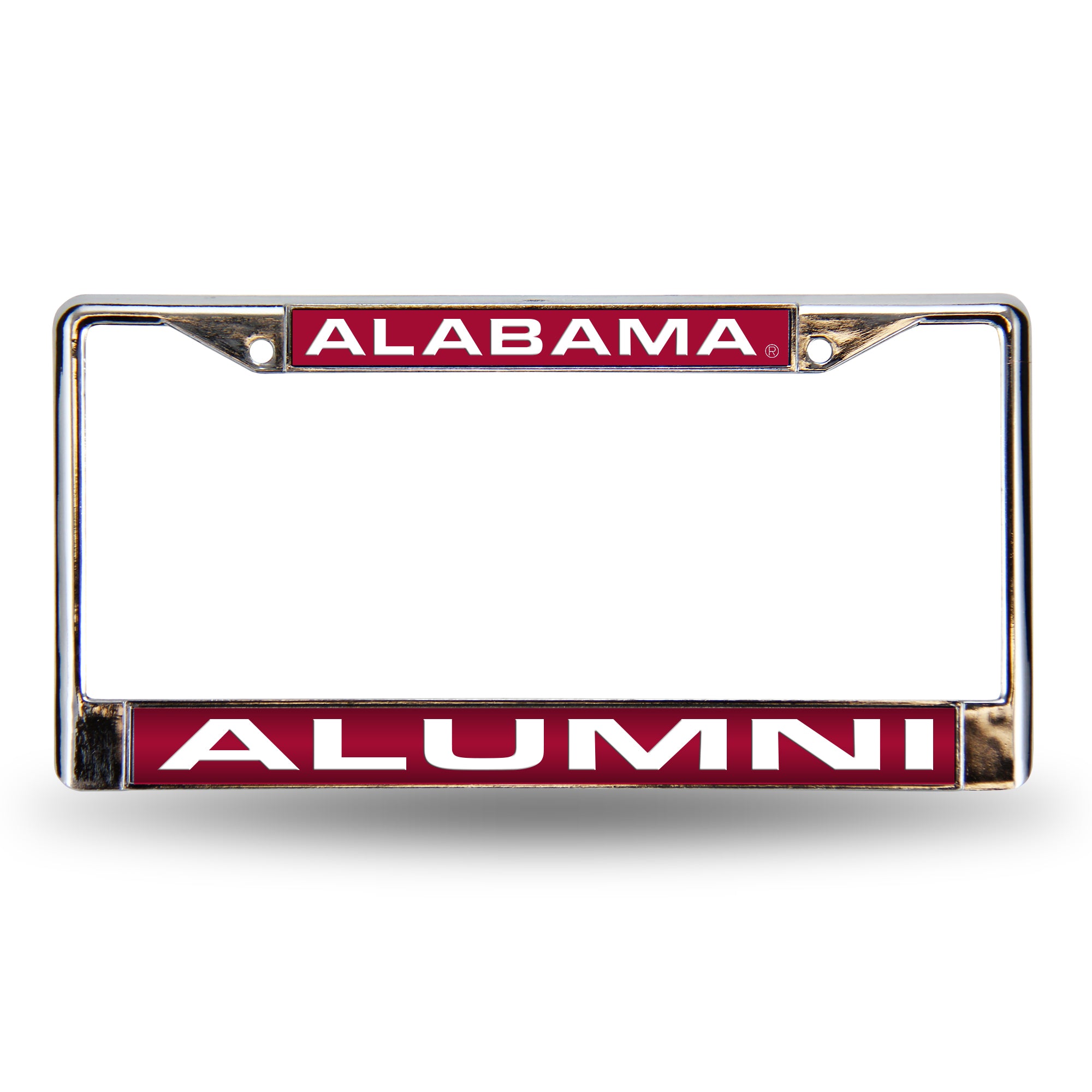 Alabama Crimson Tide Laser Chrome 12 x 6 License Plate Frame