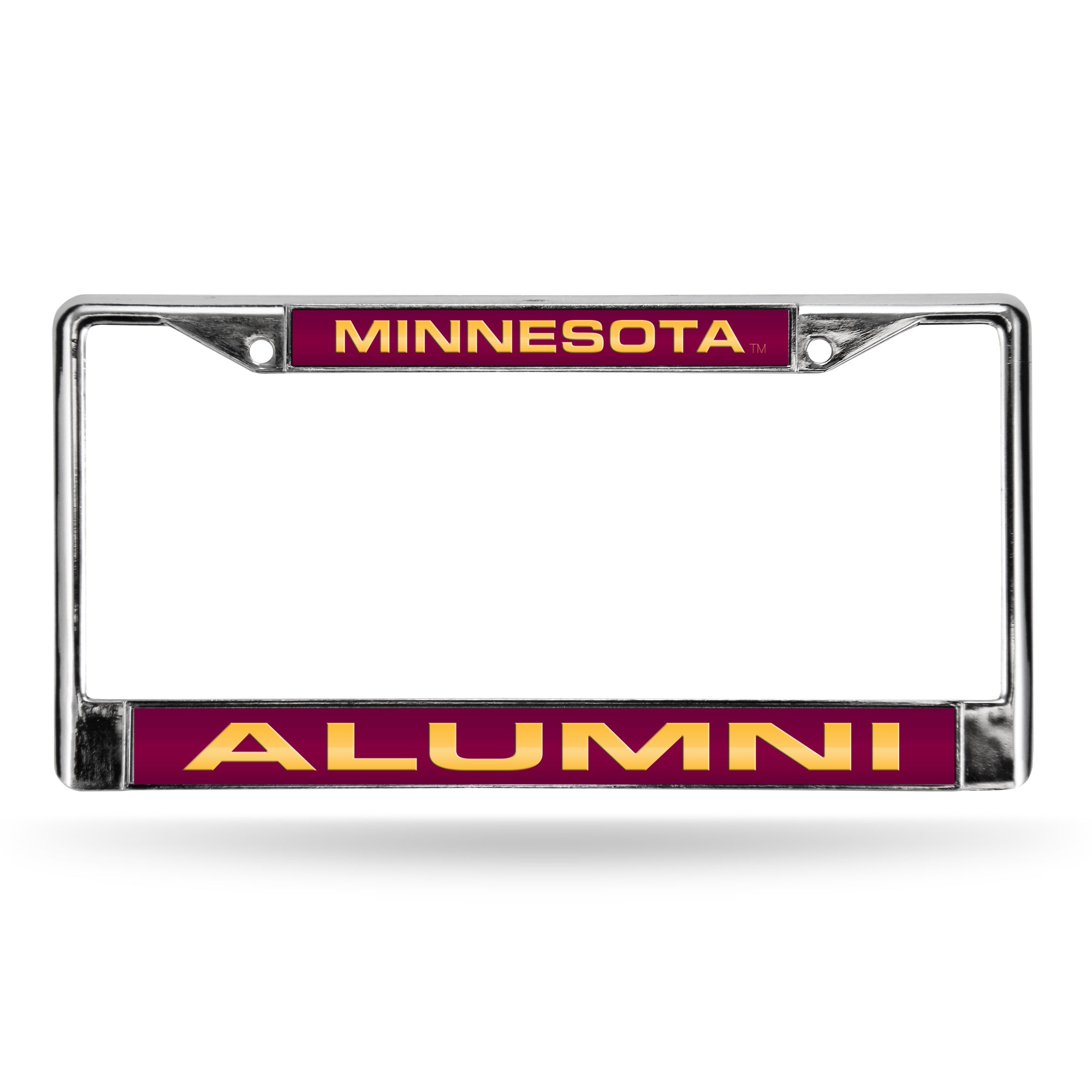 Minnesota Golden Gophers Laser Chrome 12 x 6 License Plate Frame