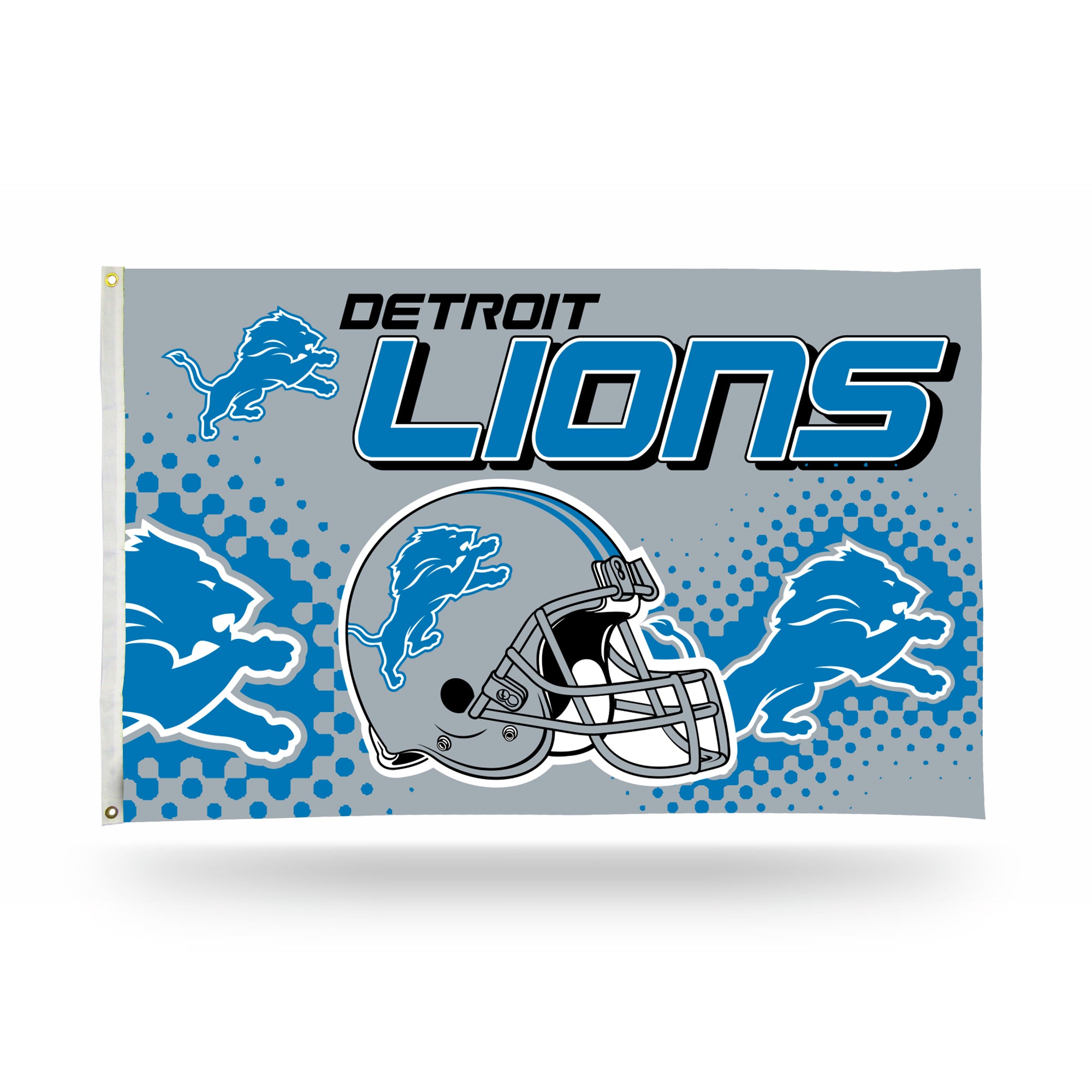 Detroit Lions 3x5 Premium Banner Flag (Helmet Desgin)