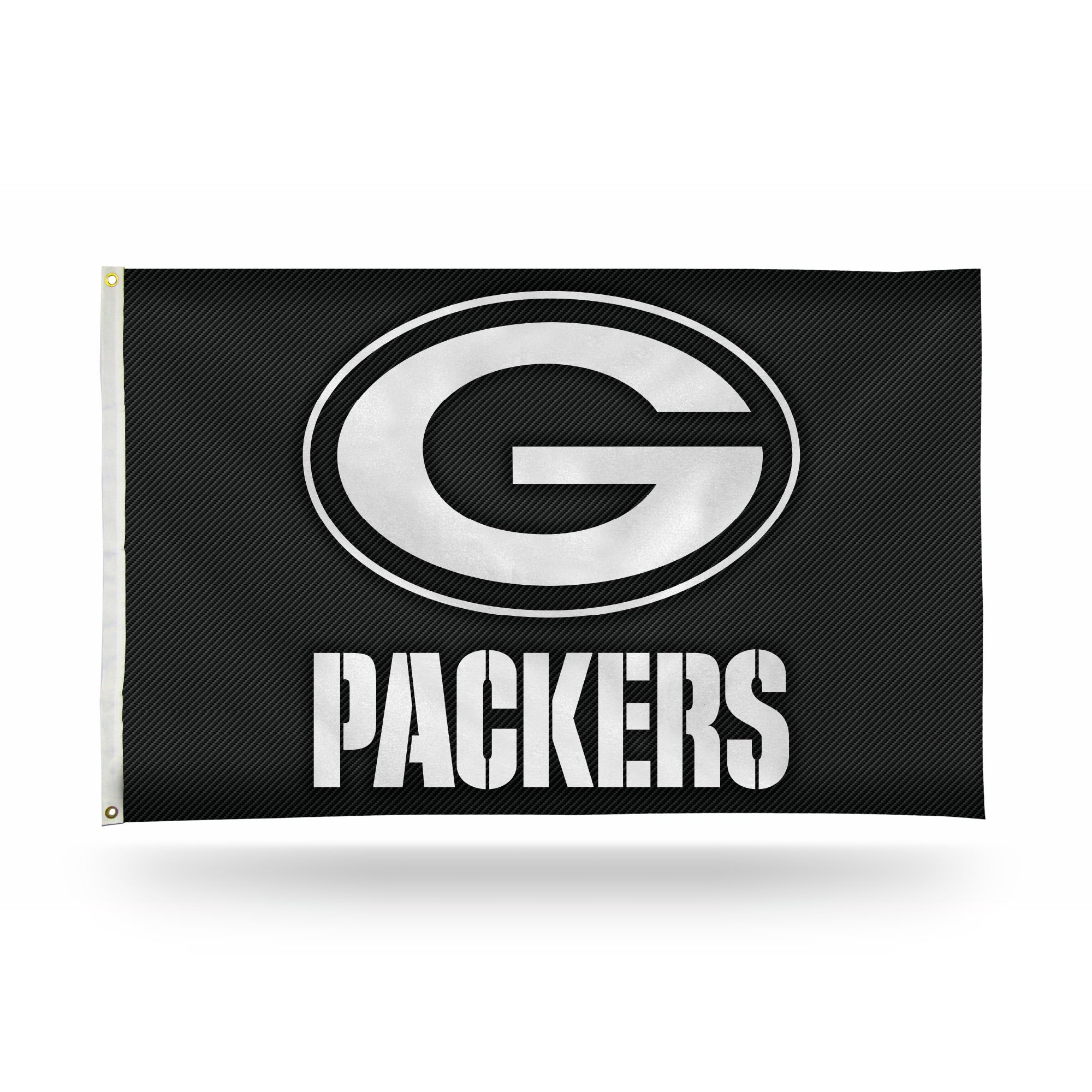 Green Bay Packers 3x5 Premium Banner Flag - Carbon Fiber Design
